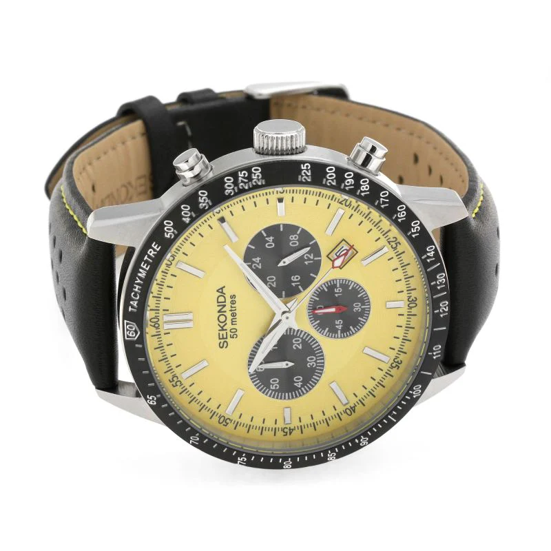 Sekonda Velocity Men's Yellow Watch - Image 2