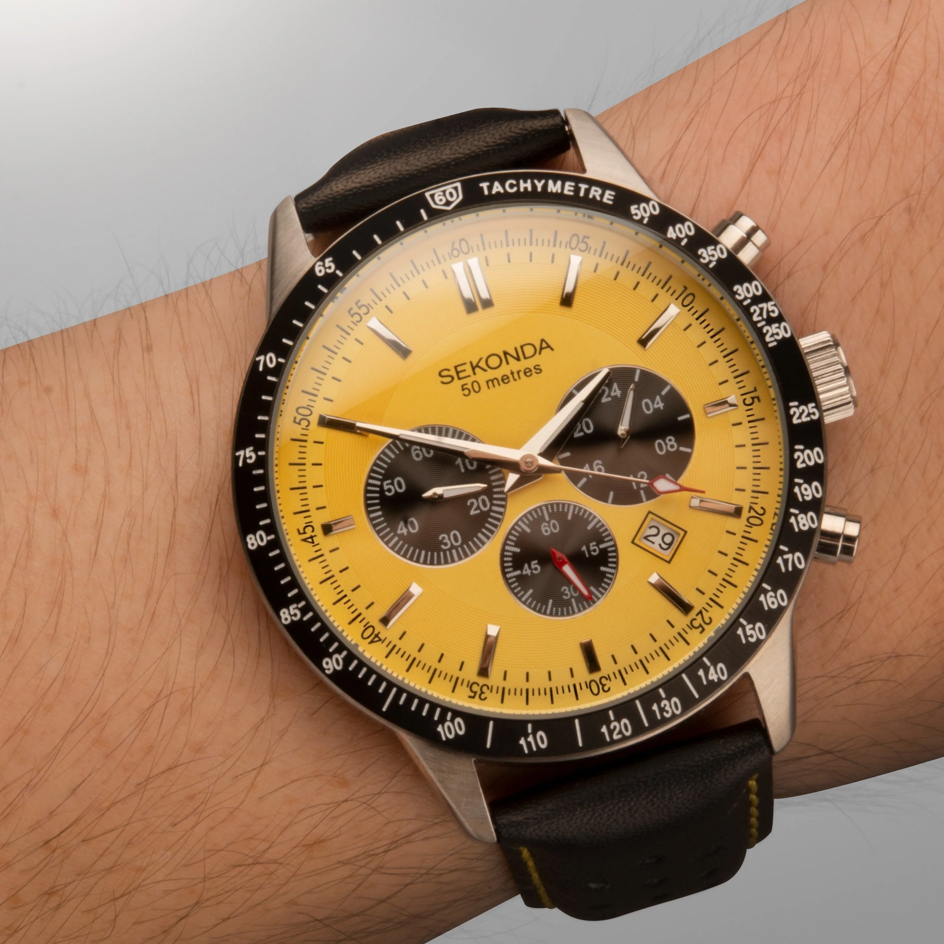 Sekonda Velocity Men's Yellow Watch - Image 4