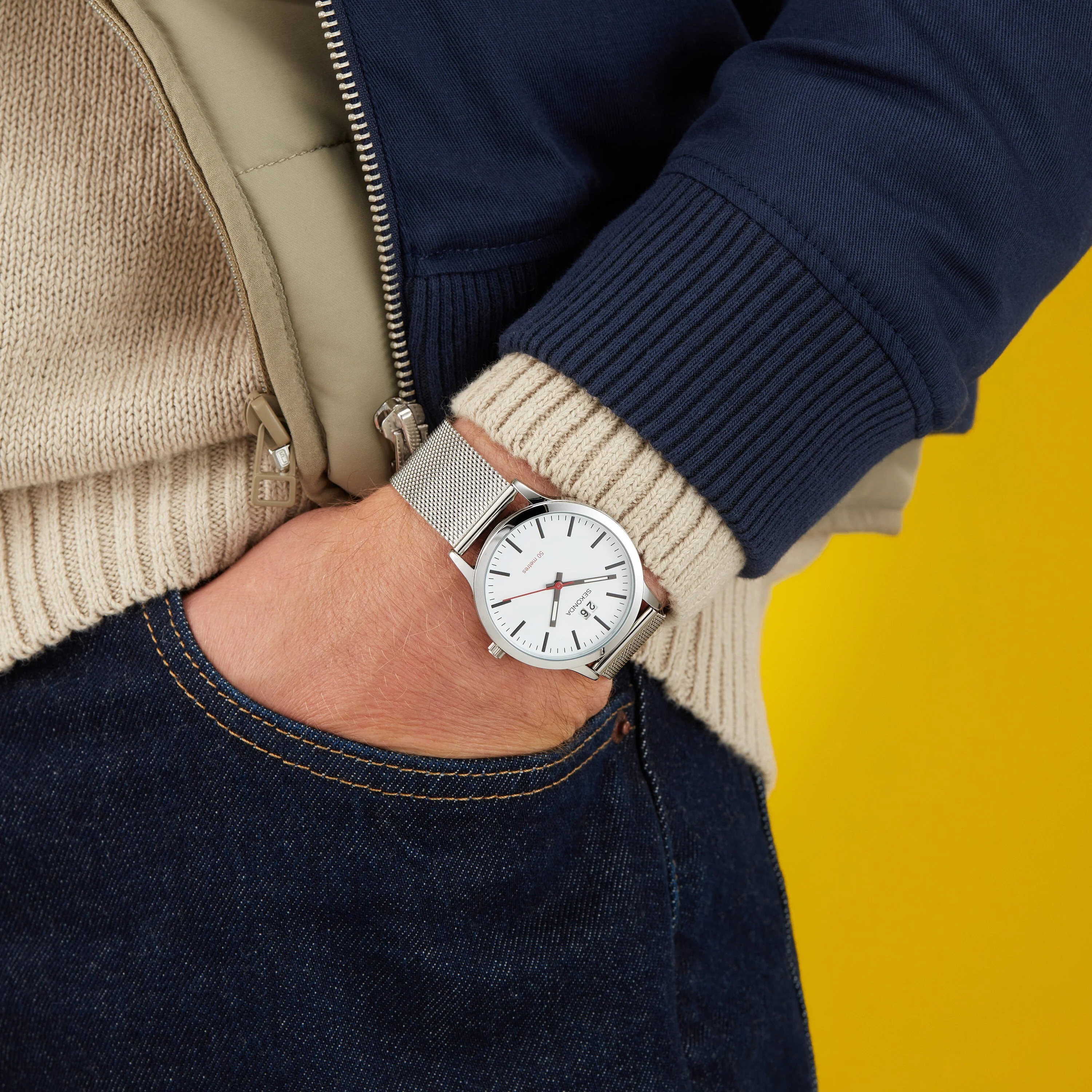 Sekonda Men's White Watch - Image 4