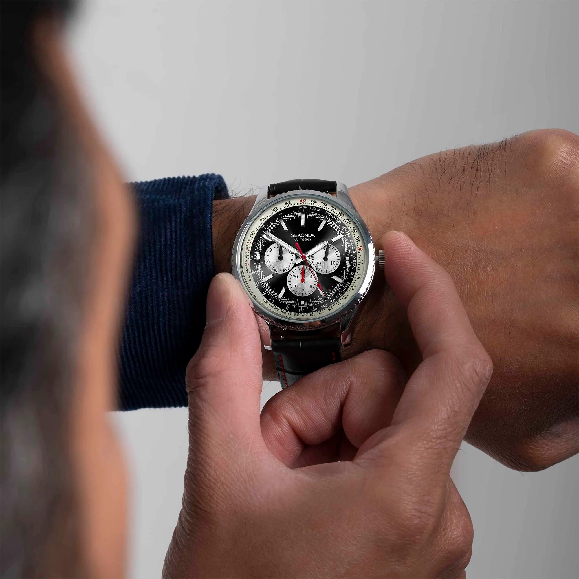 Sekonda Maverick Men's Black Watch - Image 4