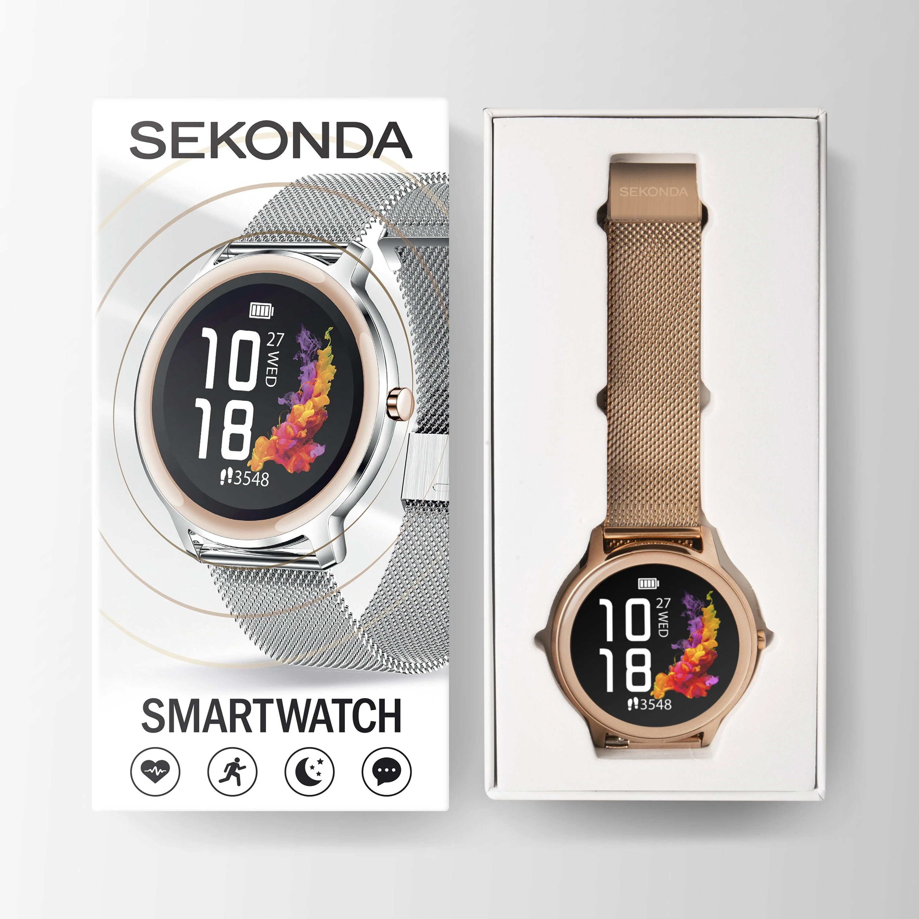 Sekonda Ladies Gold Smart Watch - Image 11