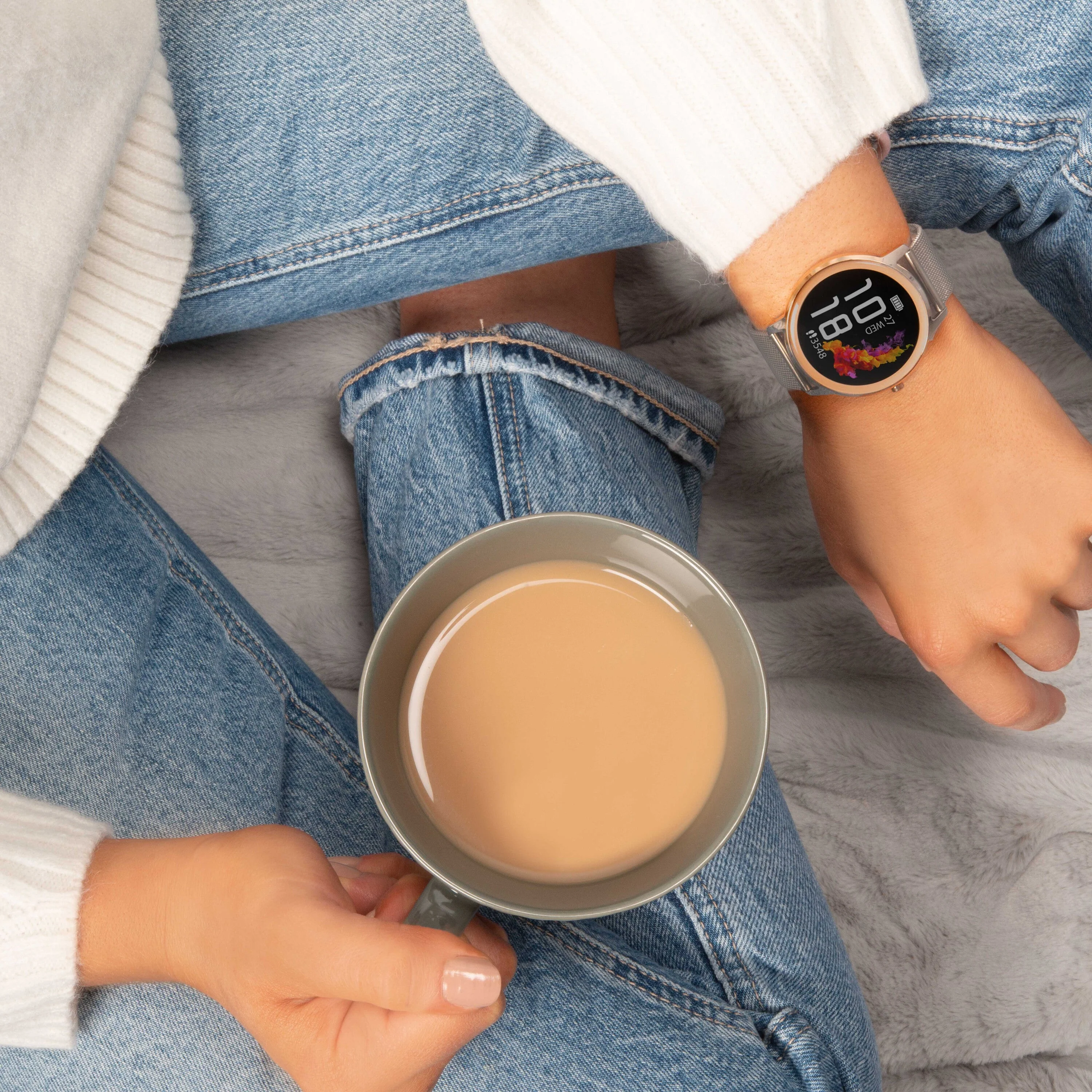 Sekonda Ladies Gold Smart Watch - Image 8