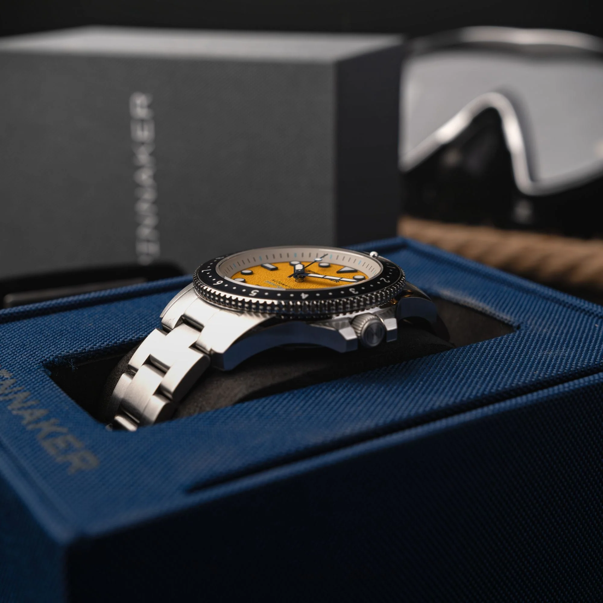 Spinnaker Croft Pioneer Men's Yellow Automatic Watch - Image 5