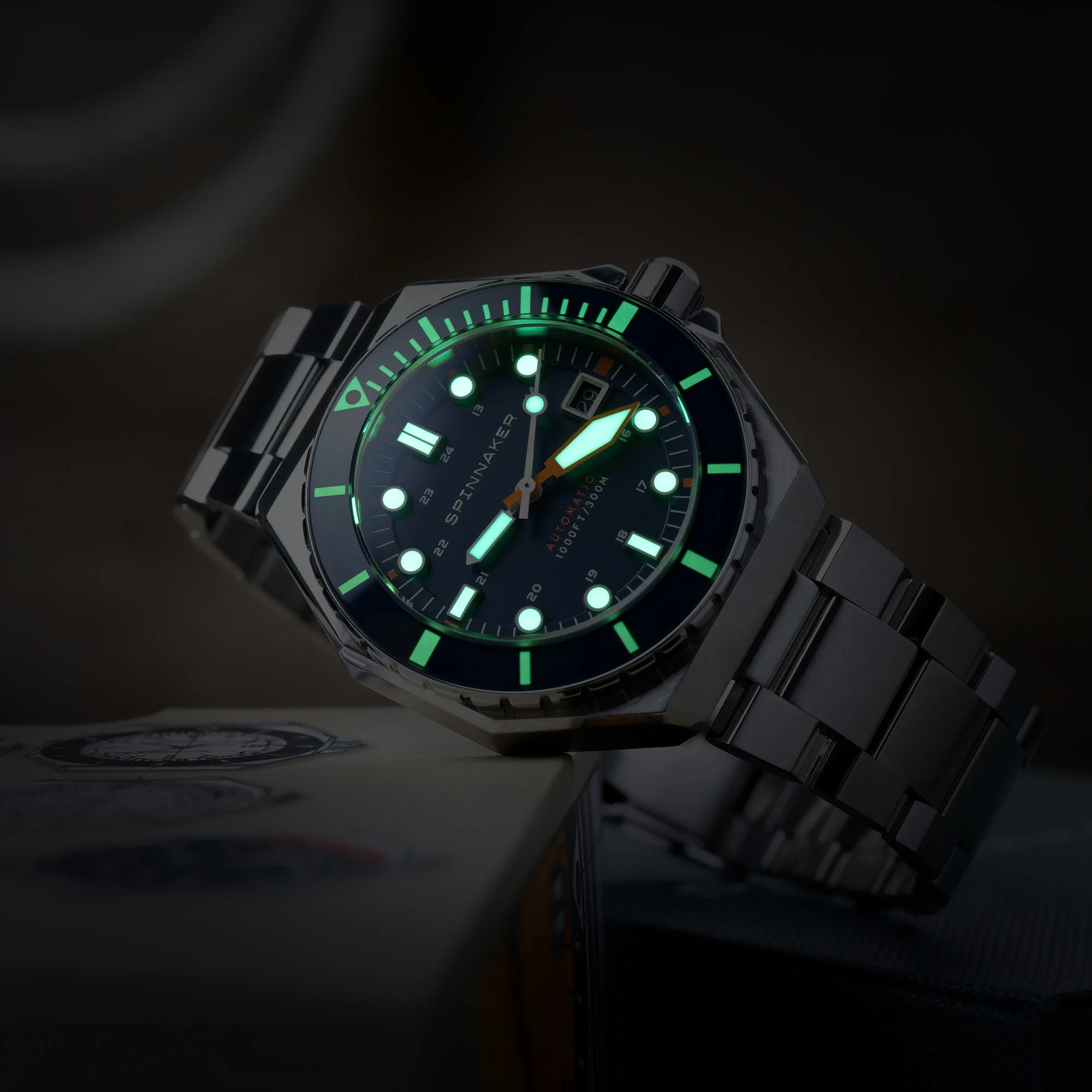 Spinnaker Dumas Men’s Blue Automatic Diver Watch - Image 3