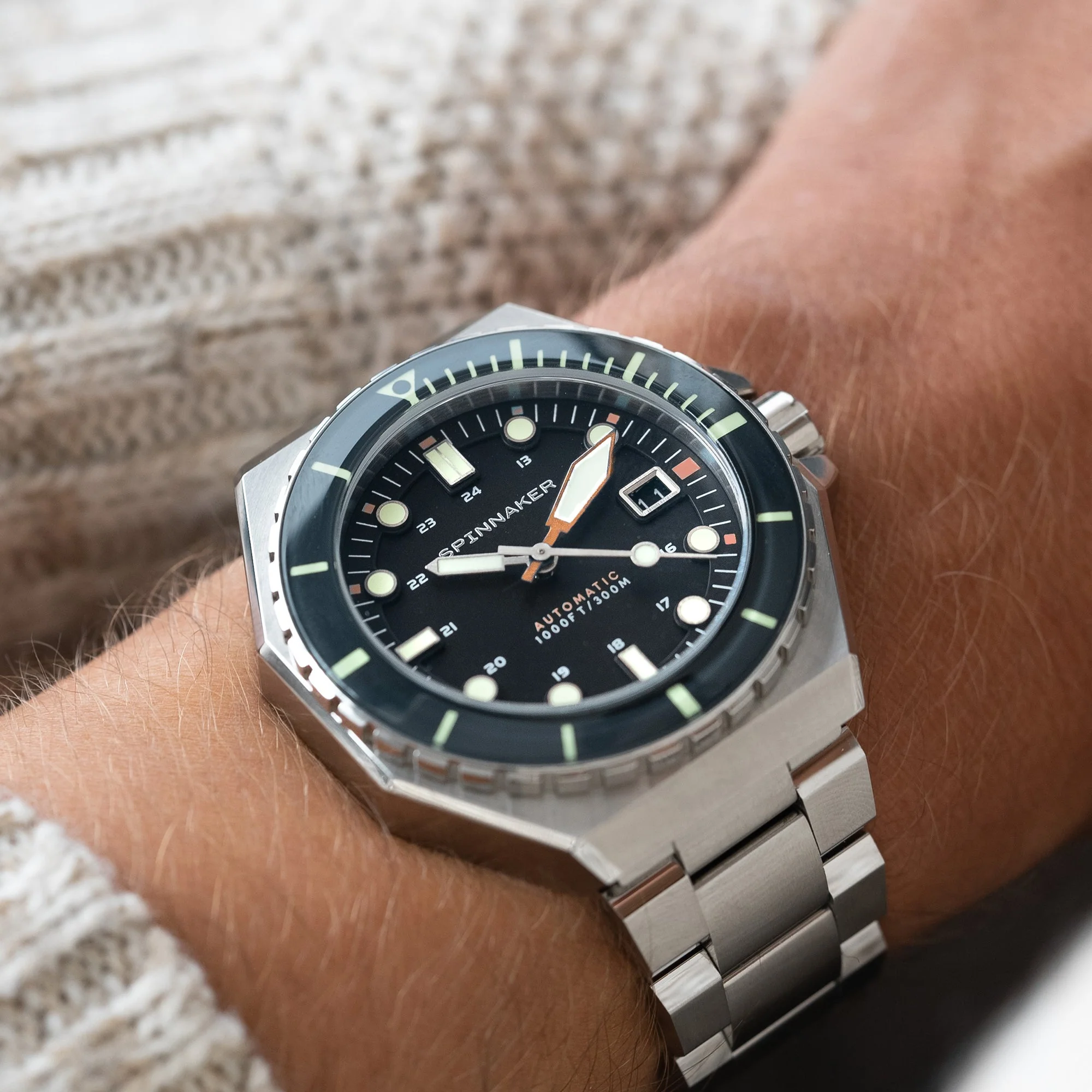 Spinnaker Dumas Men’s Blue Automatic Diver Watch - Image 4