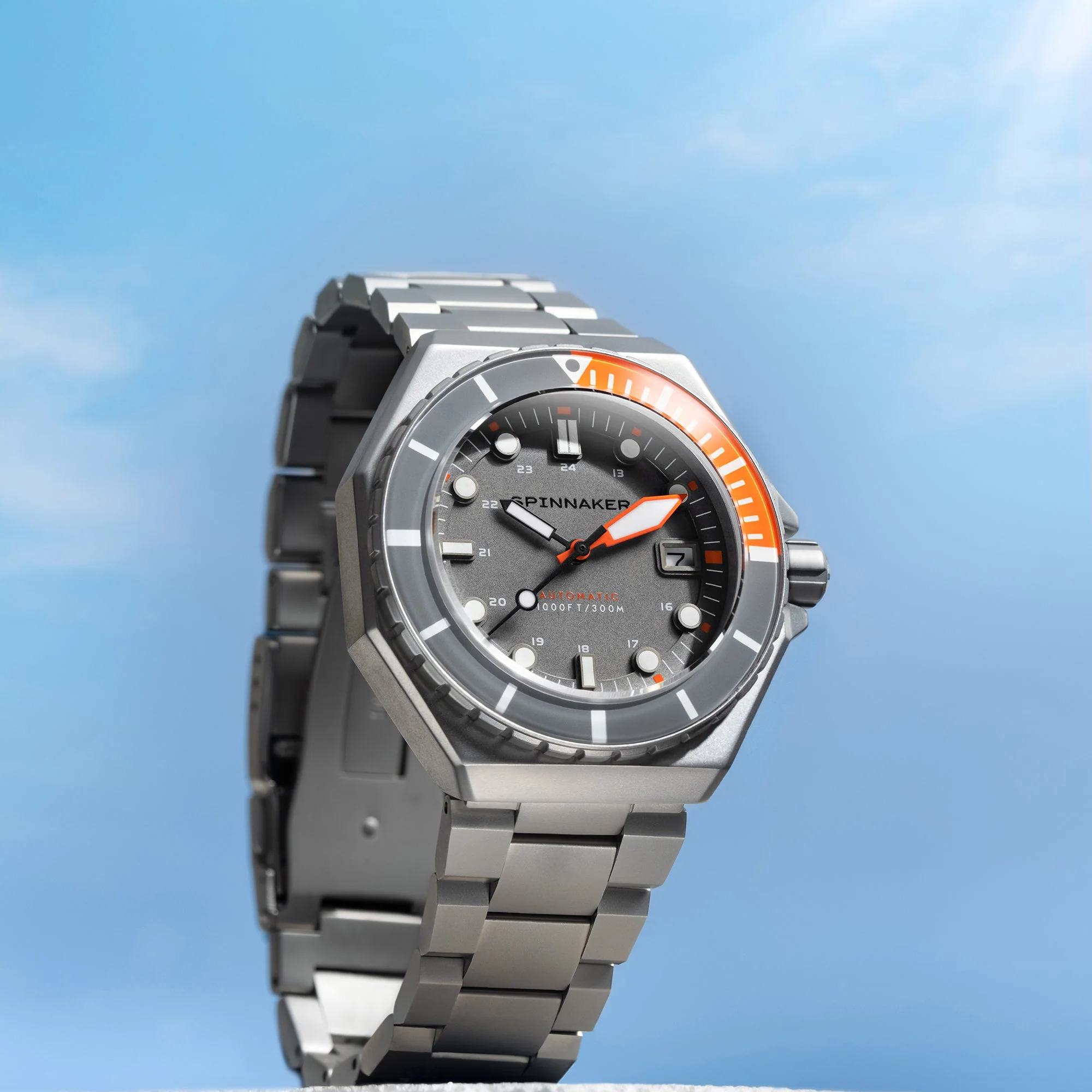 Spinnaker Dumas Men's Grey Dive Automatic Watch - Image 7