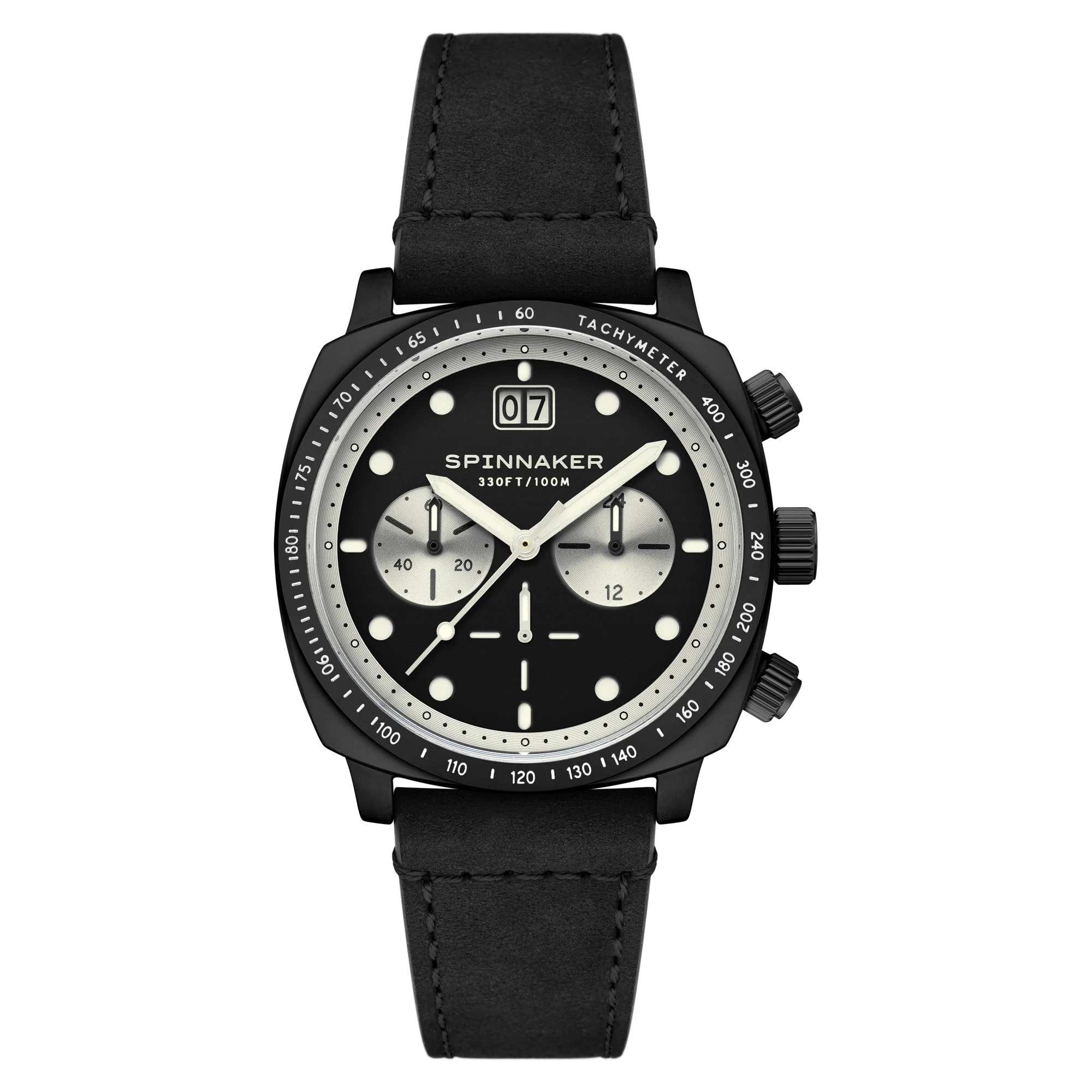 Spinnaker Hull Chronograph Men's Black Chronograph Watch