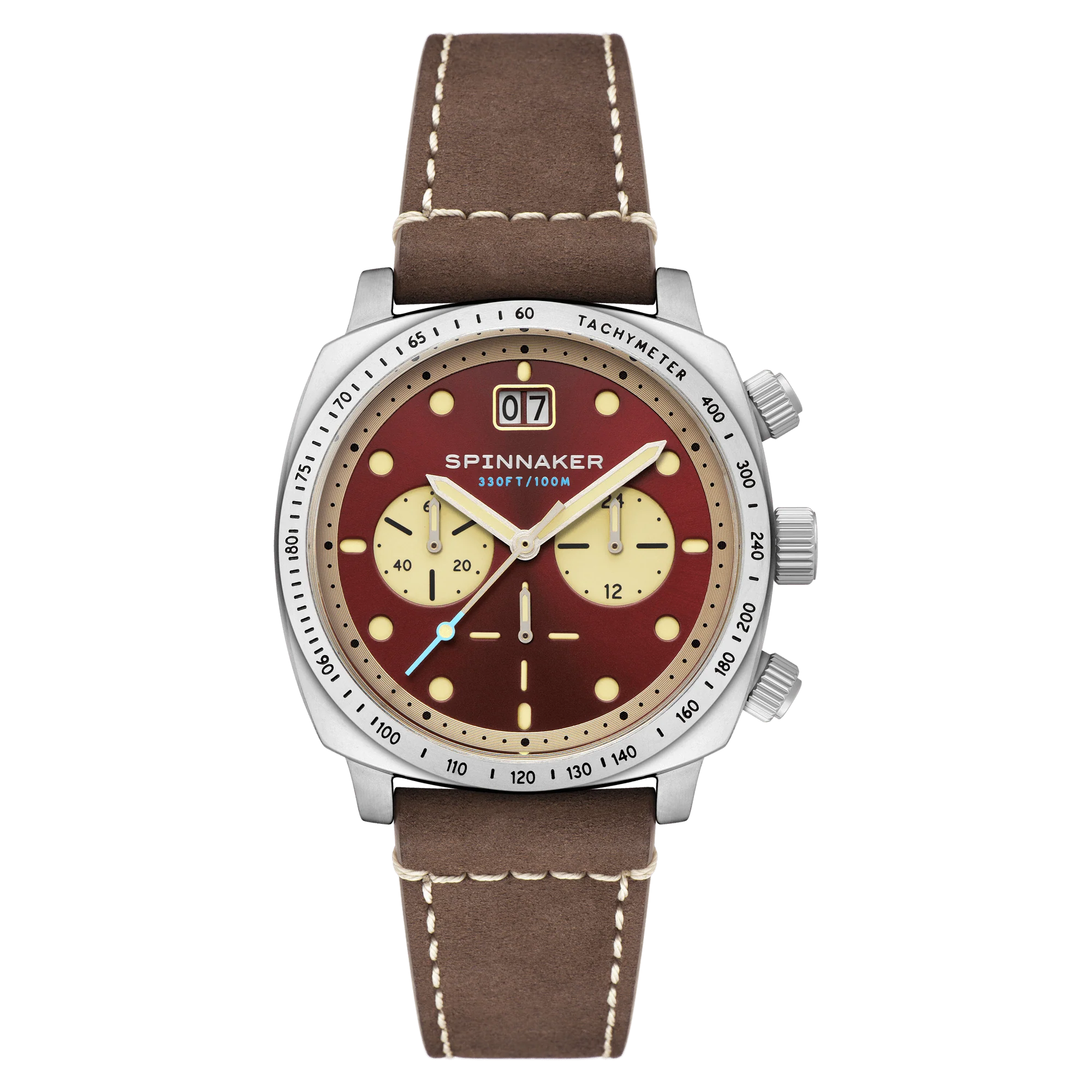 Spinnaker Hull Chronograph Men's Red Retro Watch