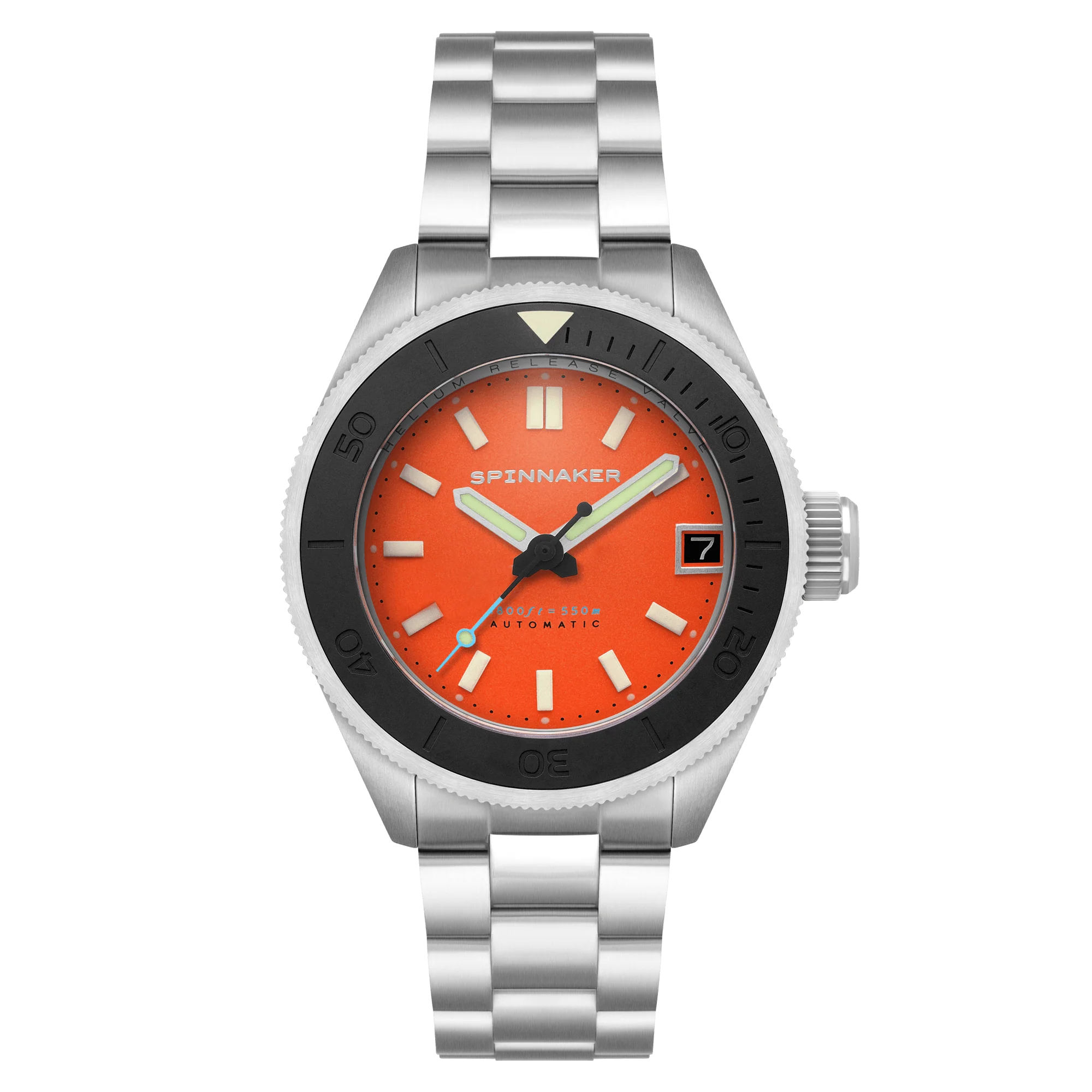 Spinnaker Piccard Men's Orange Automatic Dive Watch