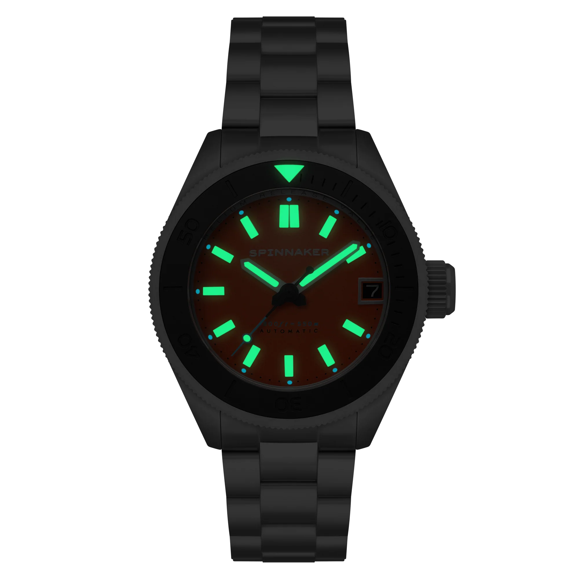 Spinnaker Piccard Men's Orange Automatic Dive Watch - Image 6