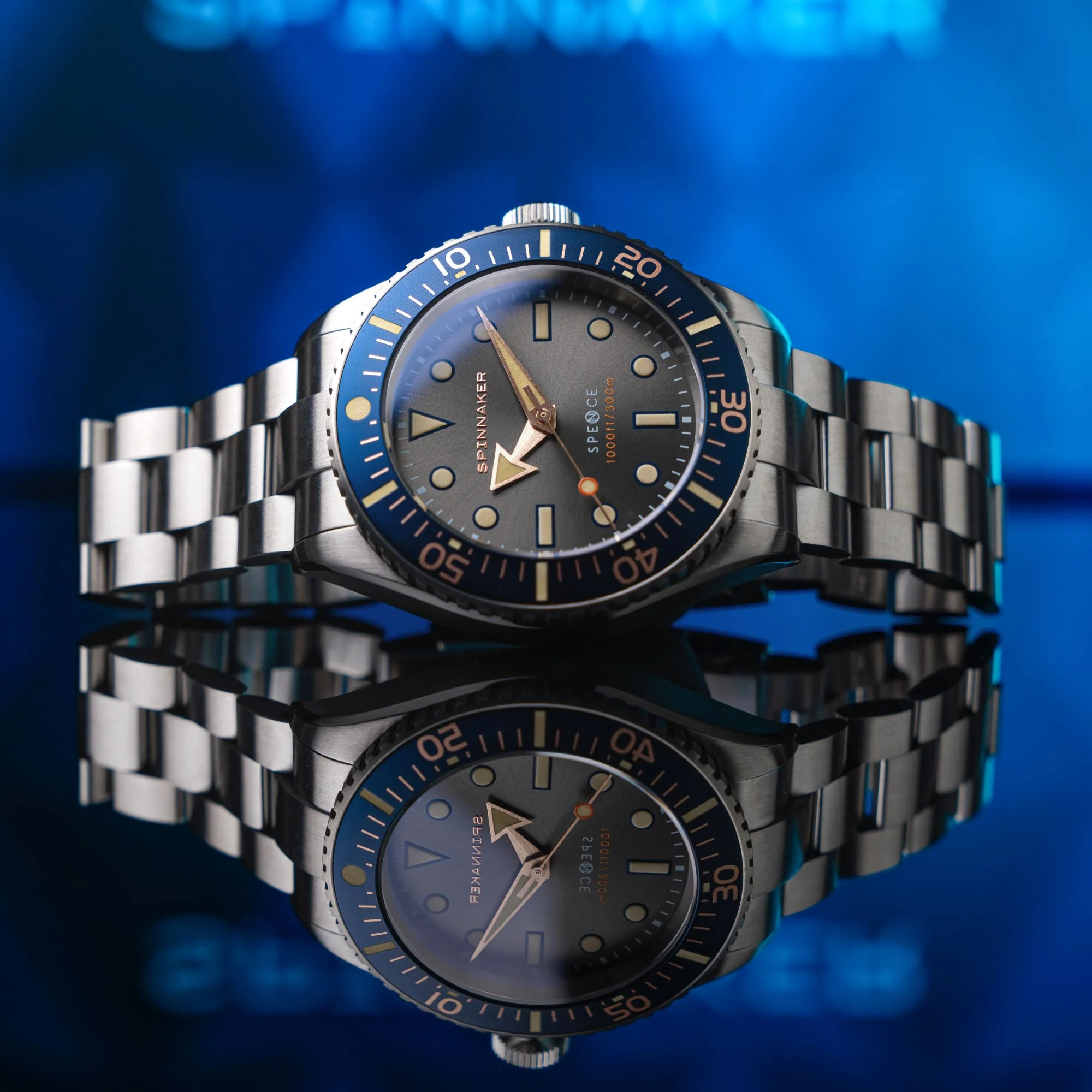 Spinnaker Spence 300 Grey Automatic Diver Watch - Image 2