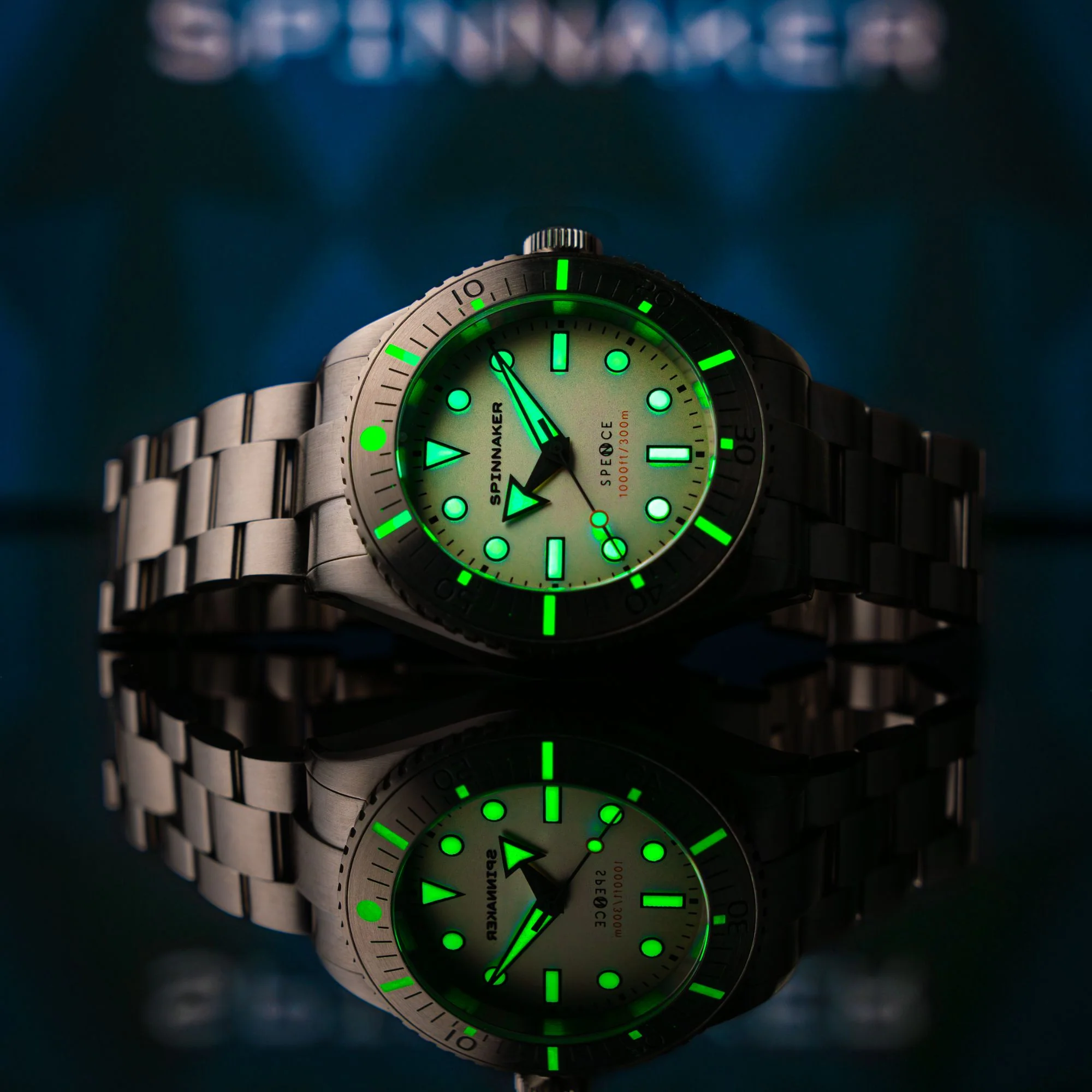 Spinnaker Spence 300 White Automatic Diver Watch - Image 4