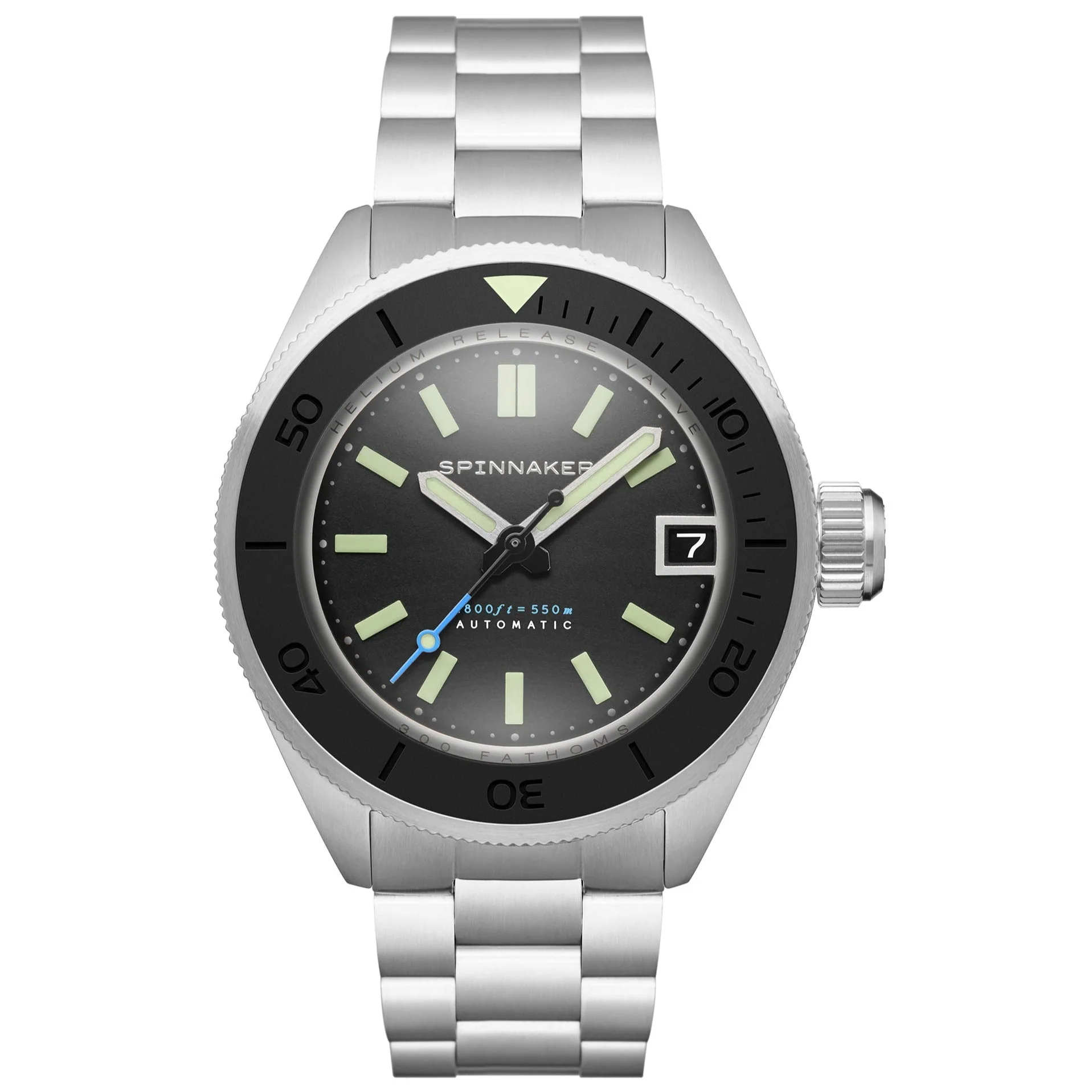 Spinnaker Piccard Men's Automatic Black Dive Watch