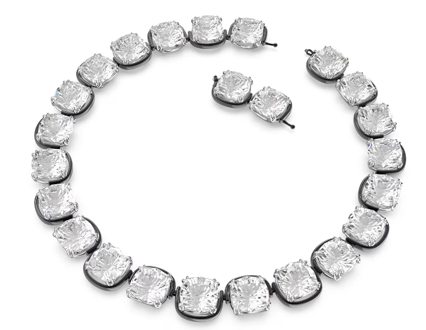 Swarovski Harmonia Square Crystal Necklace - Image 2