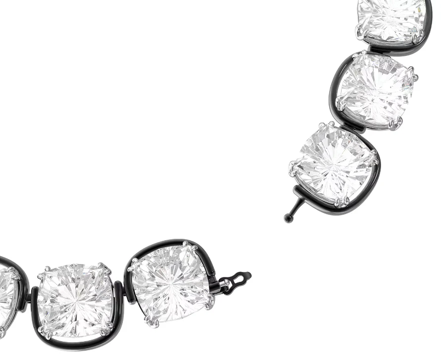 Swarovski Harmonia Square Crystal Necklace - Image 4