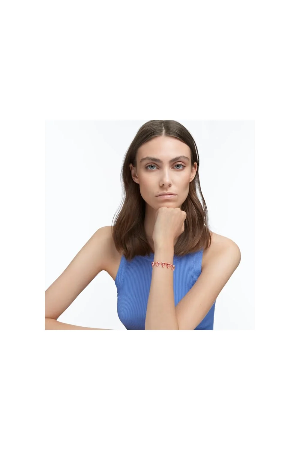 Swarovski Ortyx Pink Triangle Bracelet - Image 3