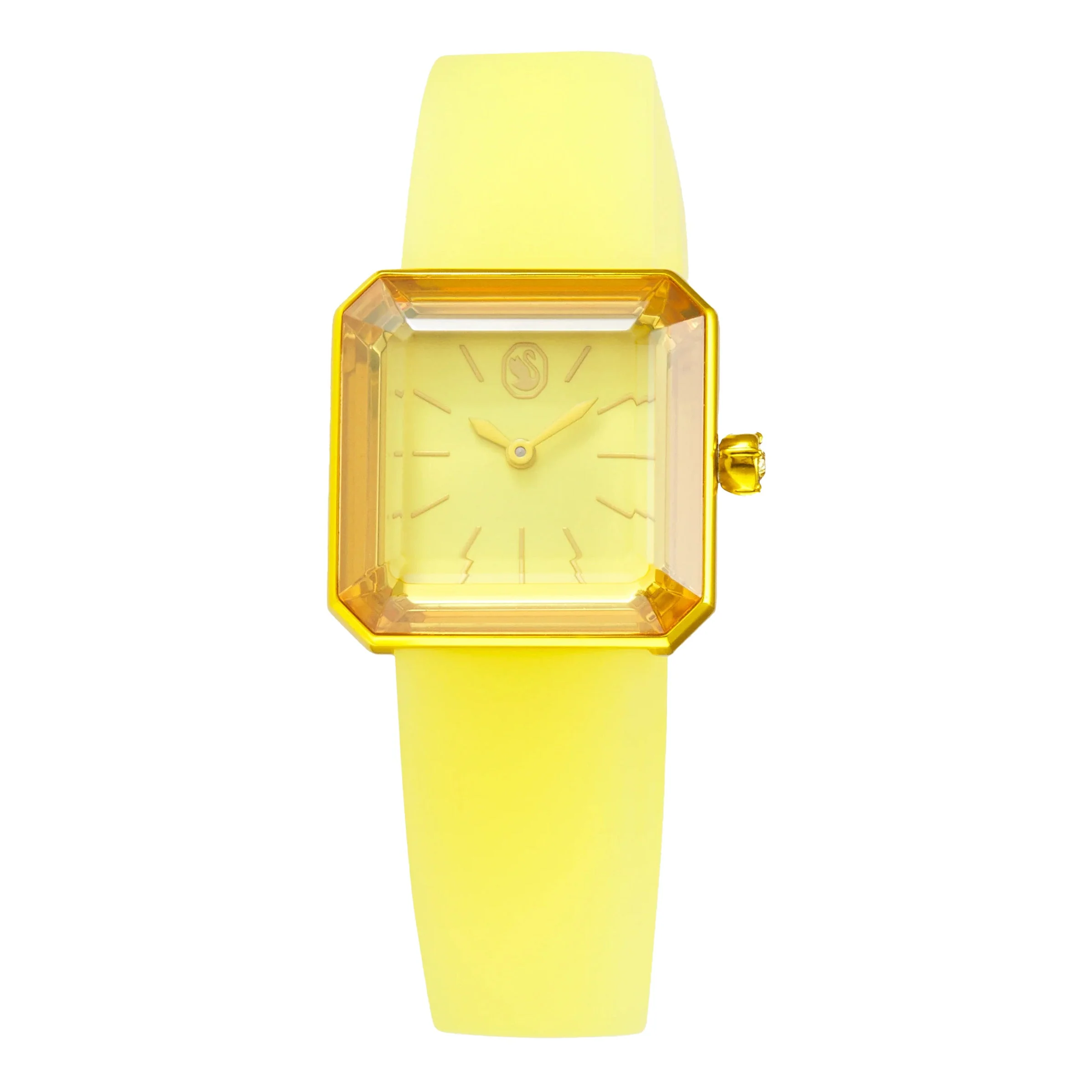 Swarovski Watch Lucent with Silicone Strap Yellow