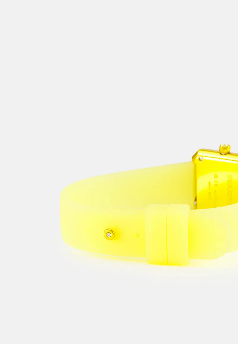 Swarovski Watch Lucent with Silicone Strap Yellow - Image 3