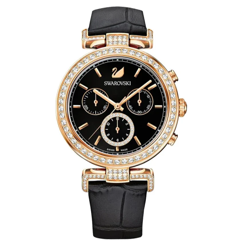 Swarovski Watch Passage Chrono Black