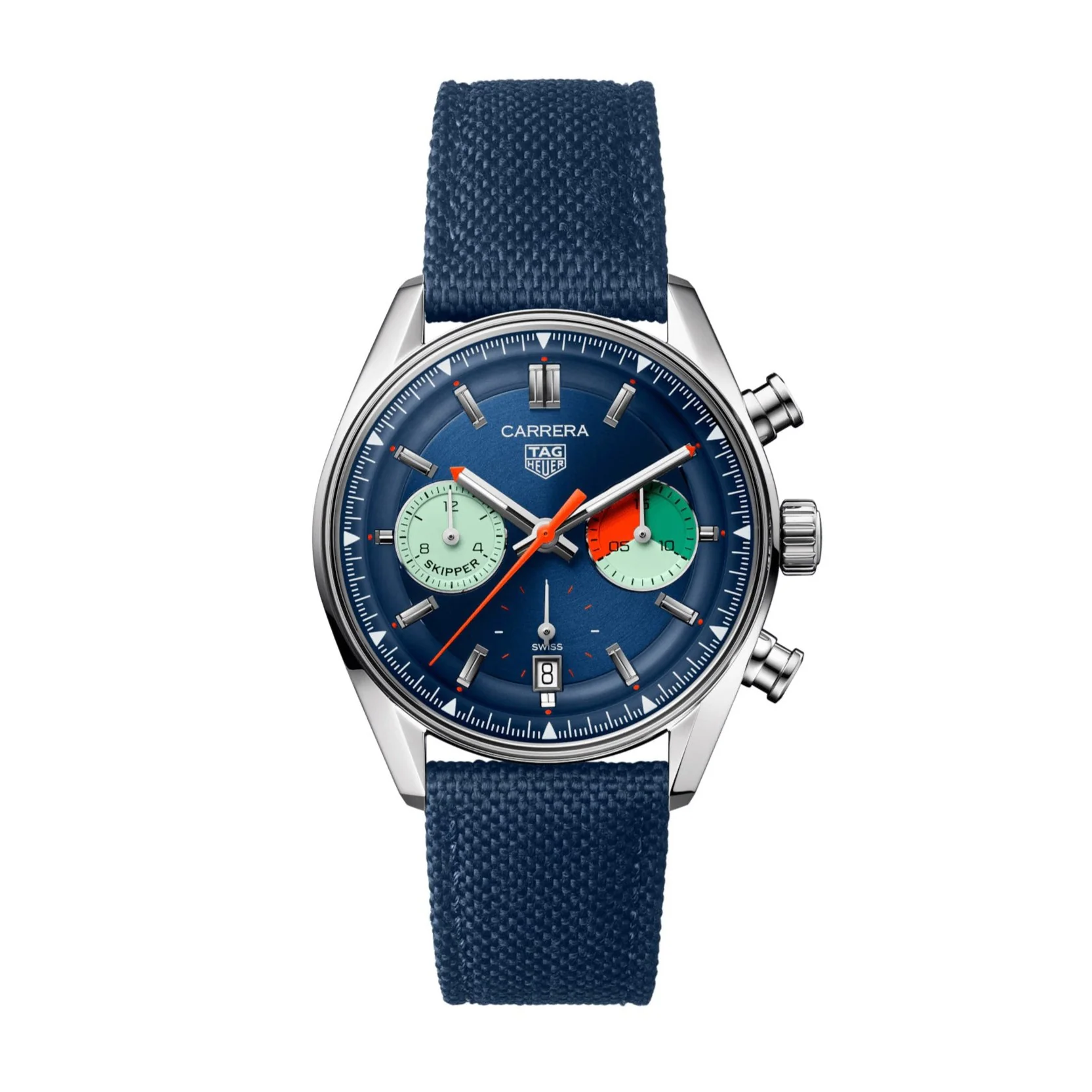 Tag Heuer Carrera Men's Blue Chronograph Skipper Watch