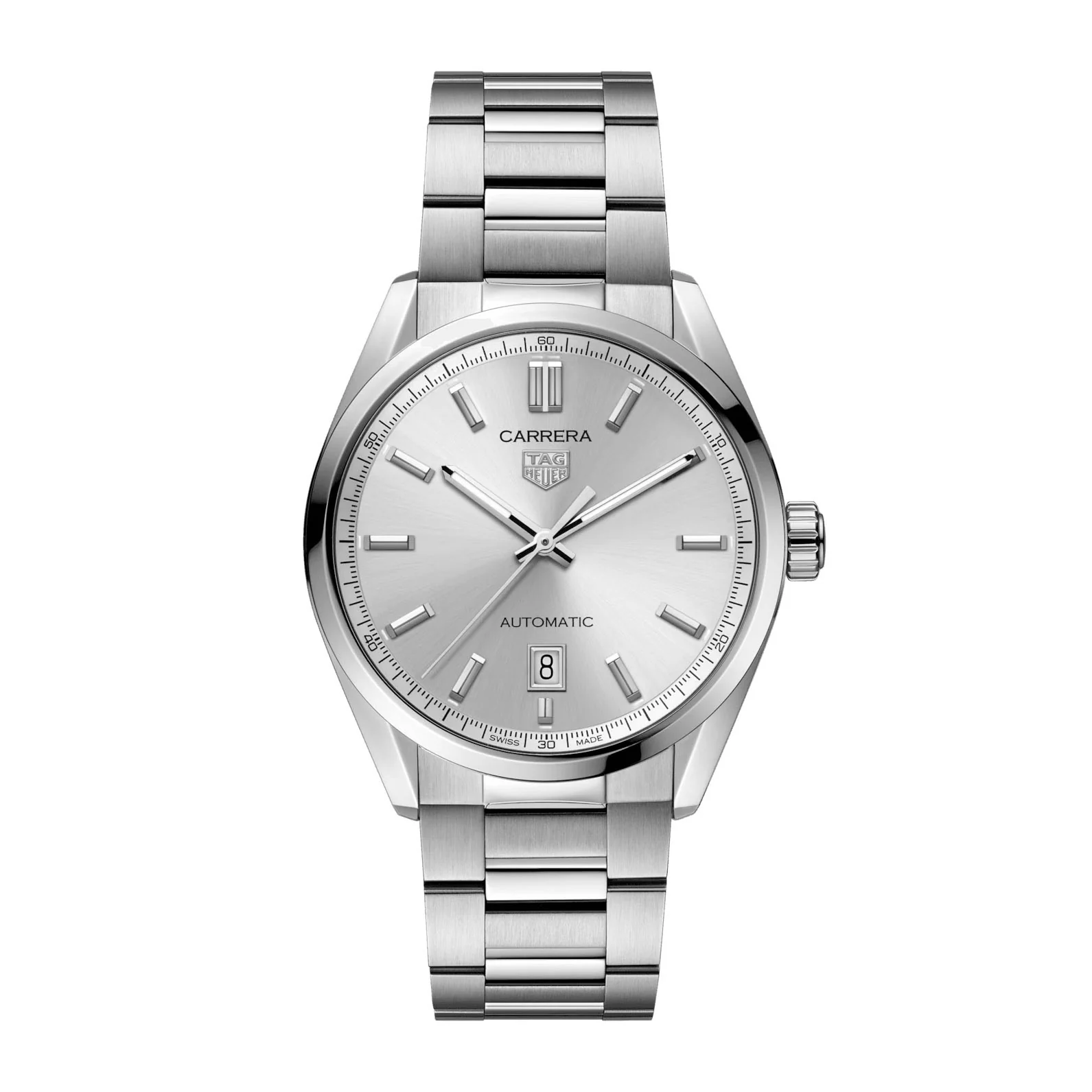 TAG Heuer Carrera Men's Silver Date Automatic Watch