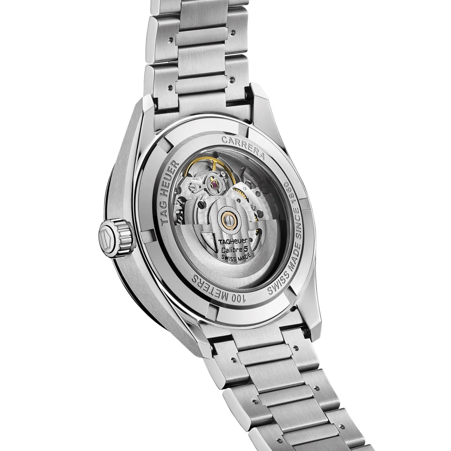 TAG Heuer Carrera Men's Silver Date Automatic Watch - Image 3
