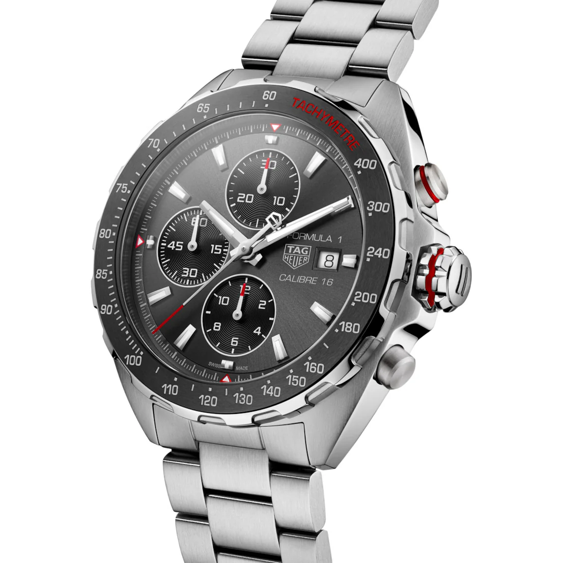 Tag Heuer Formula 1 Men's Grey Chronograph Watch - Image 2
