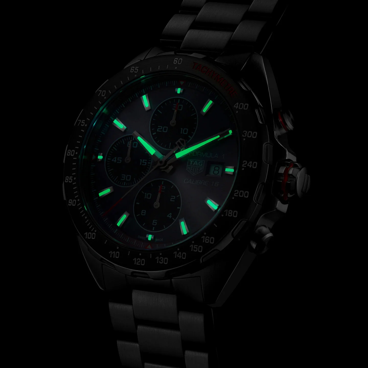 Tag Heuer Formula 1 Men's Grey Chronograph Watch - Image 7