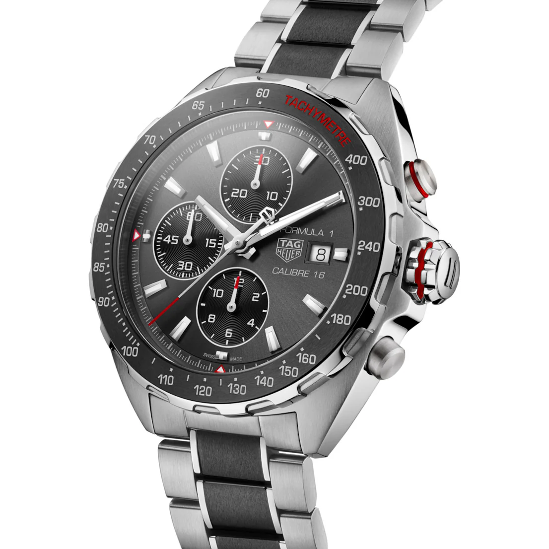 Tag Heuer Formula 1 Men's Grey Chronograph Watch - Image 2