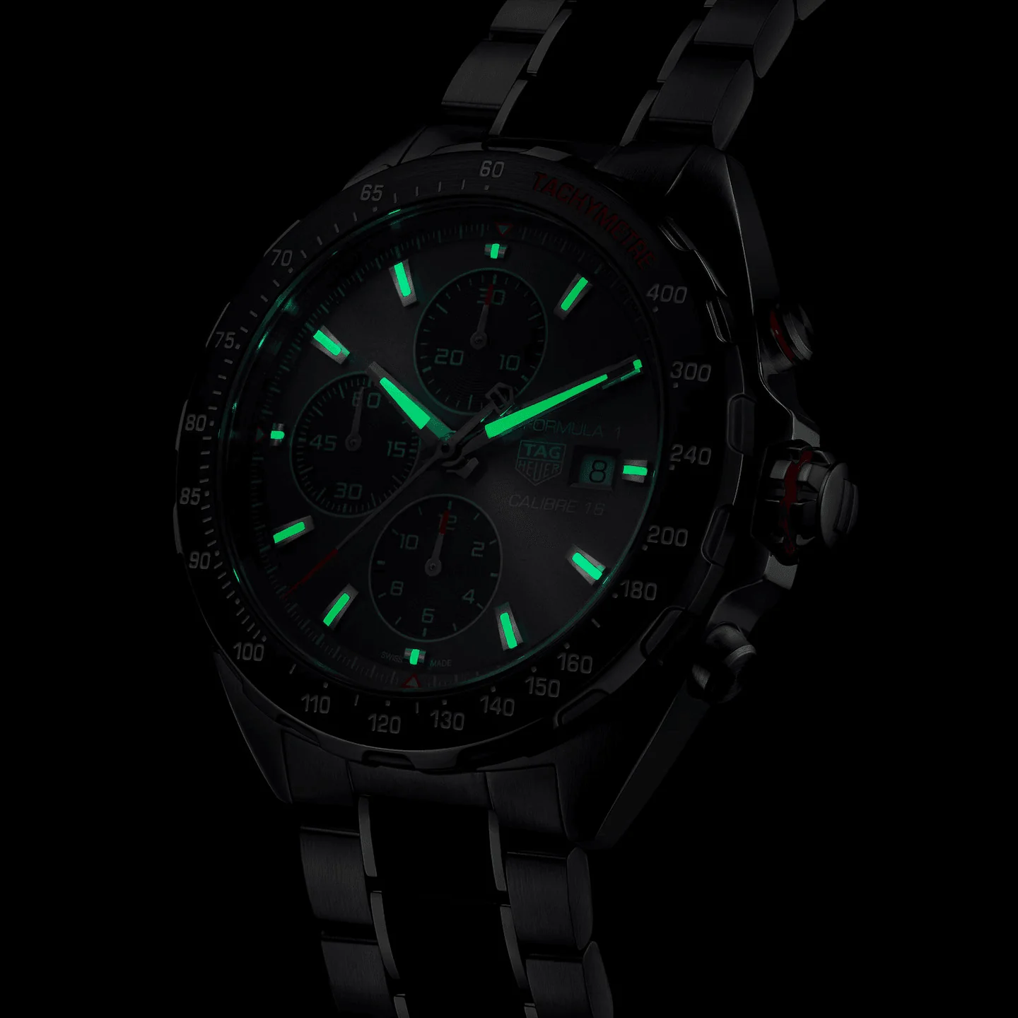 Tag Heuer Formula 1 Men's Grey Chronograph Watch - Image 7