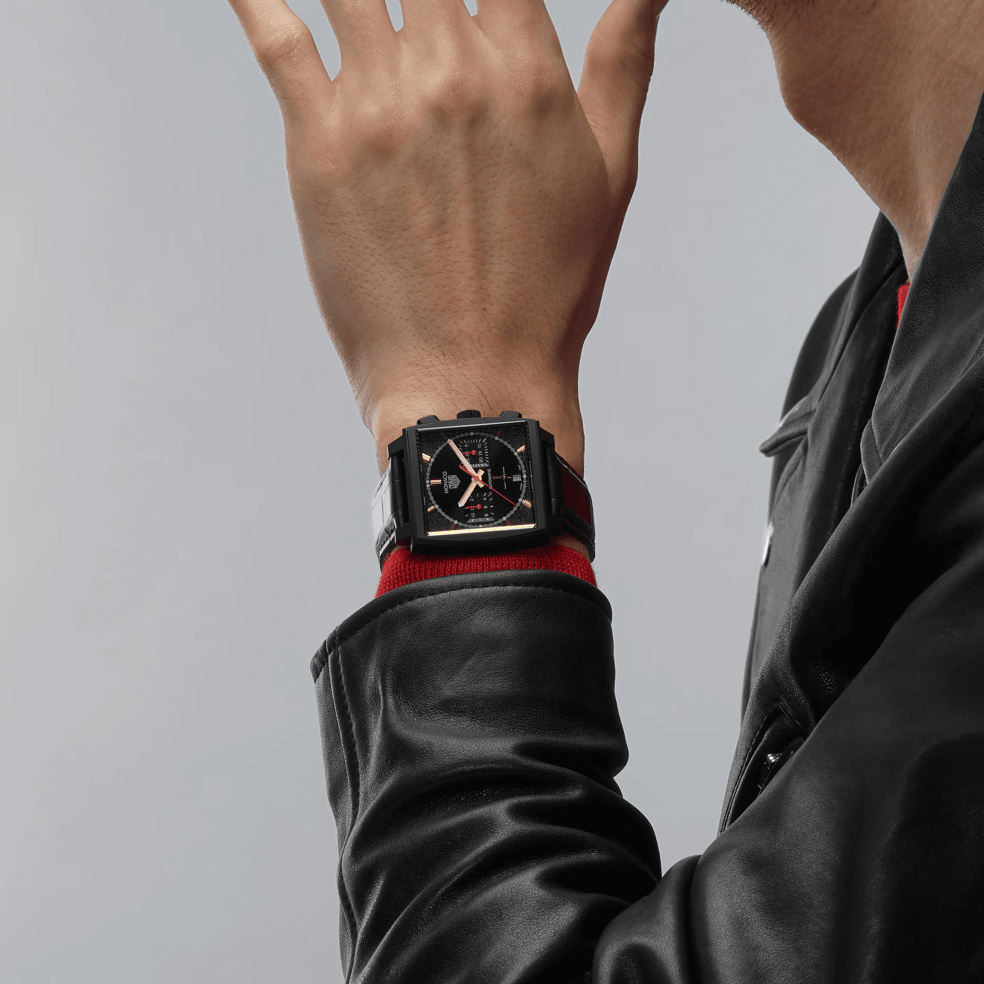Tag Heuer Monaco Men's Black Special Edition Chronograph Watch - Image 6