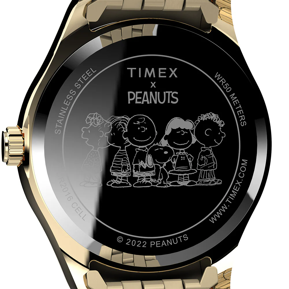 Timex Peanuts Legacy Ladies Gold Watch - Image 2