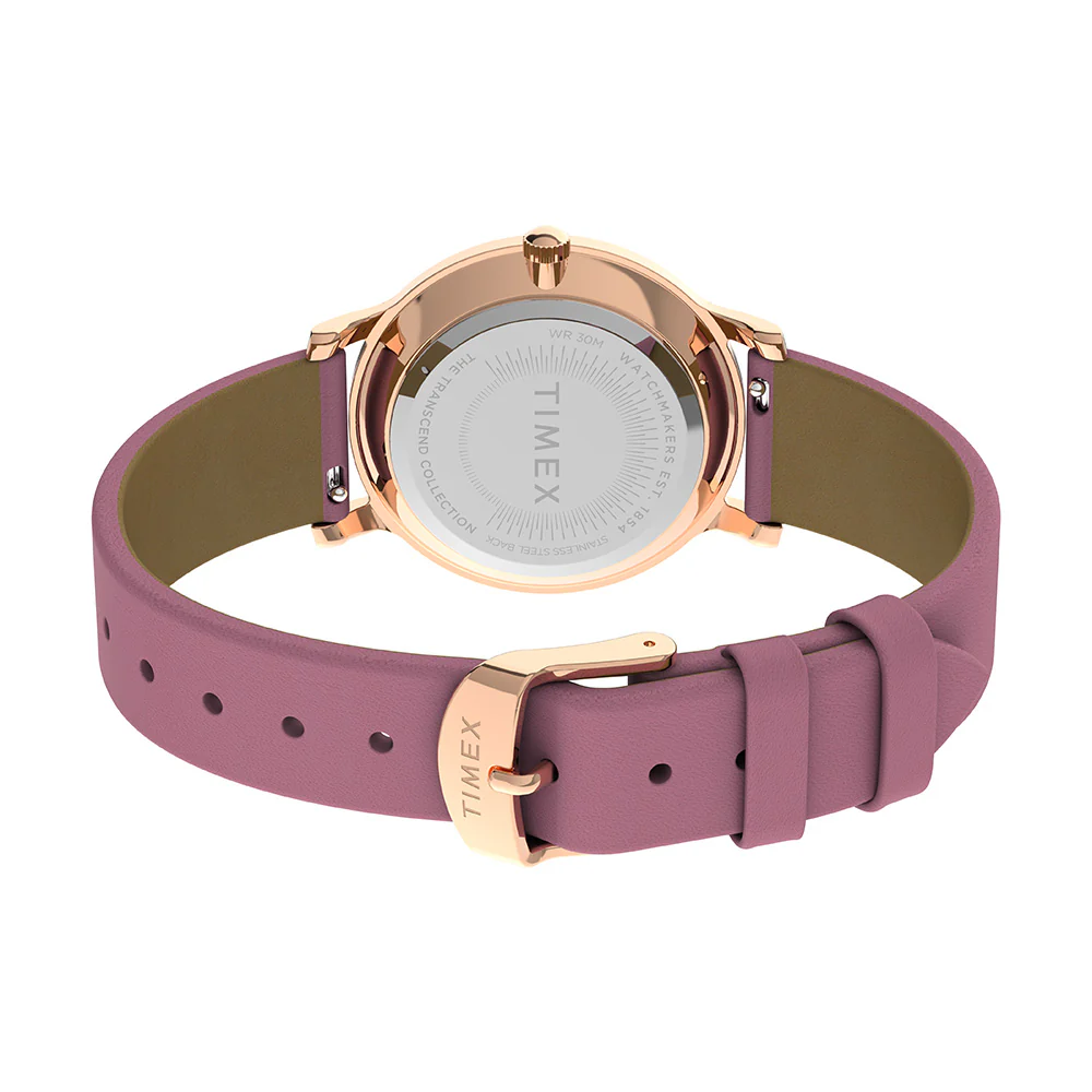 Timex Transcend Ladies Rose Gold Watch - Image 5