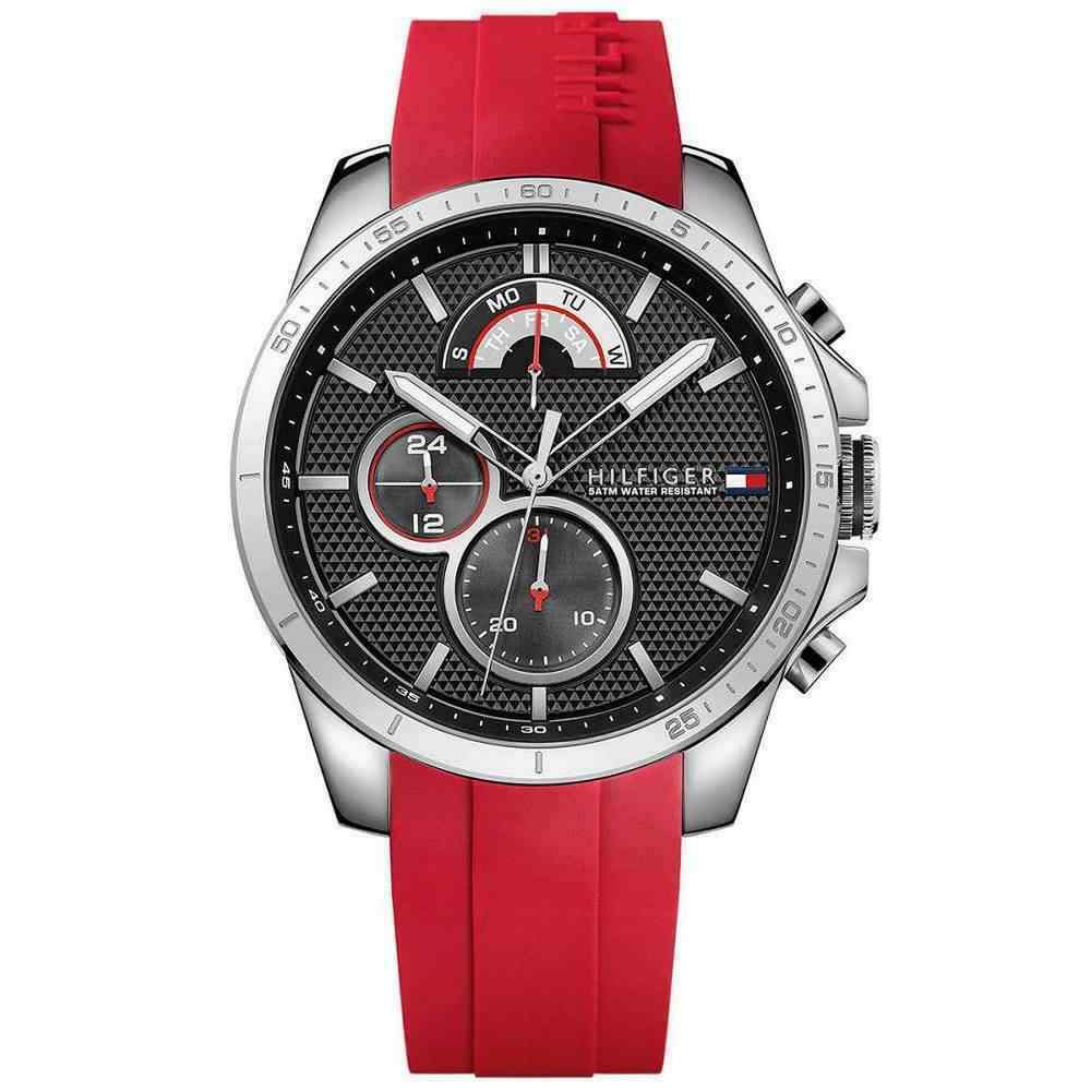 Tommy Hilfiger Men's Red Chronograph Watch