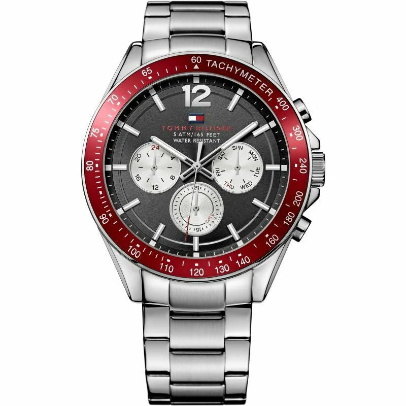 Tommy Hilfiger Men's Black Chronograph Watch