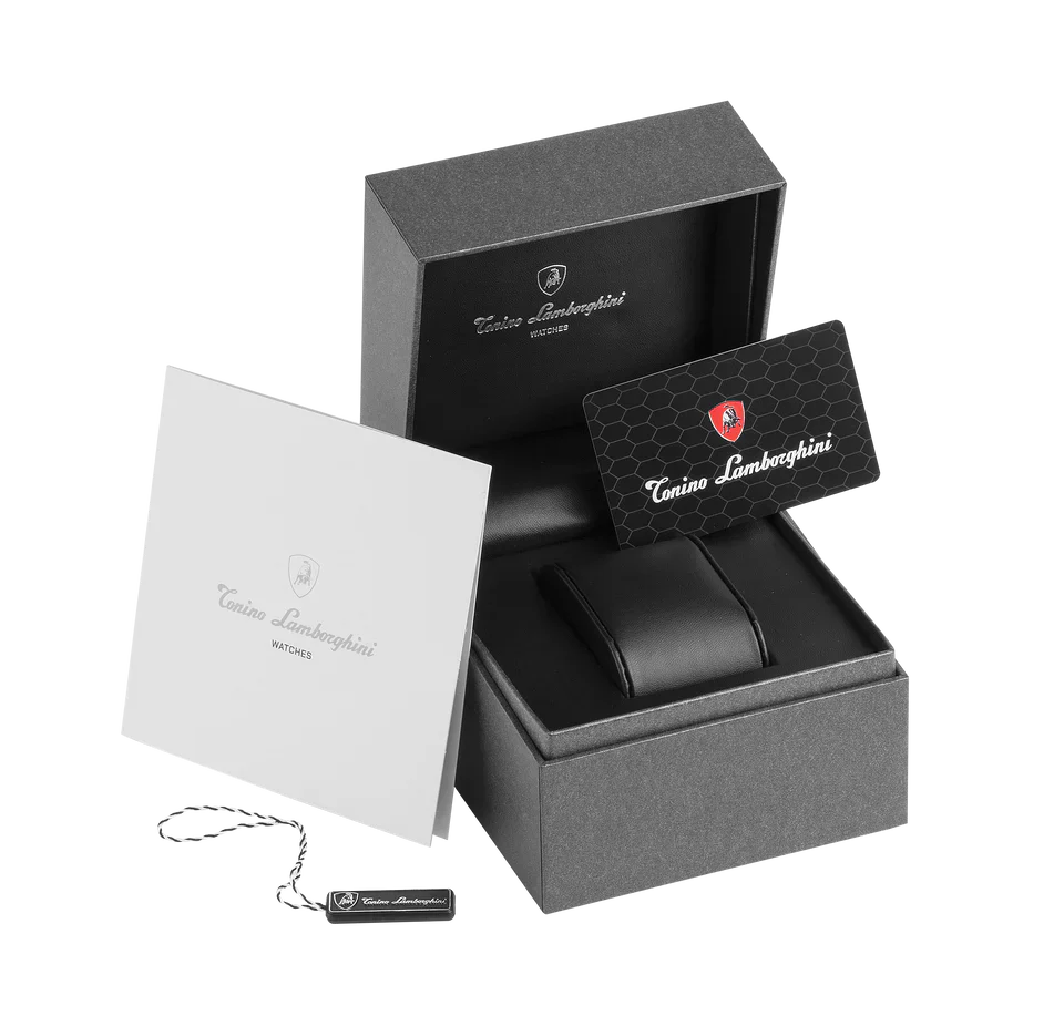 Tonino Lamborghini Shock ABS Men's Silver Blue Watch - Image 7