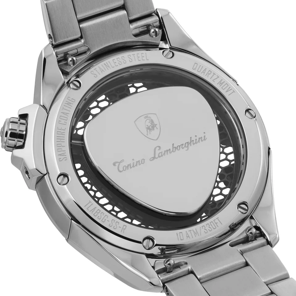 Tonino Lamborghini Shock ABS Men's Silver Watch - Image 3