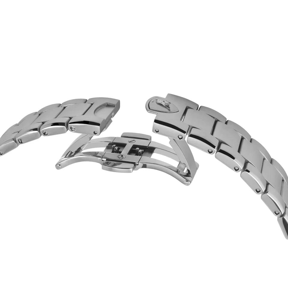 Tonino Lamborghini Shock ABS Men's Silver Watch - Image 4