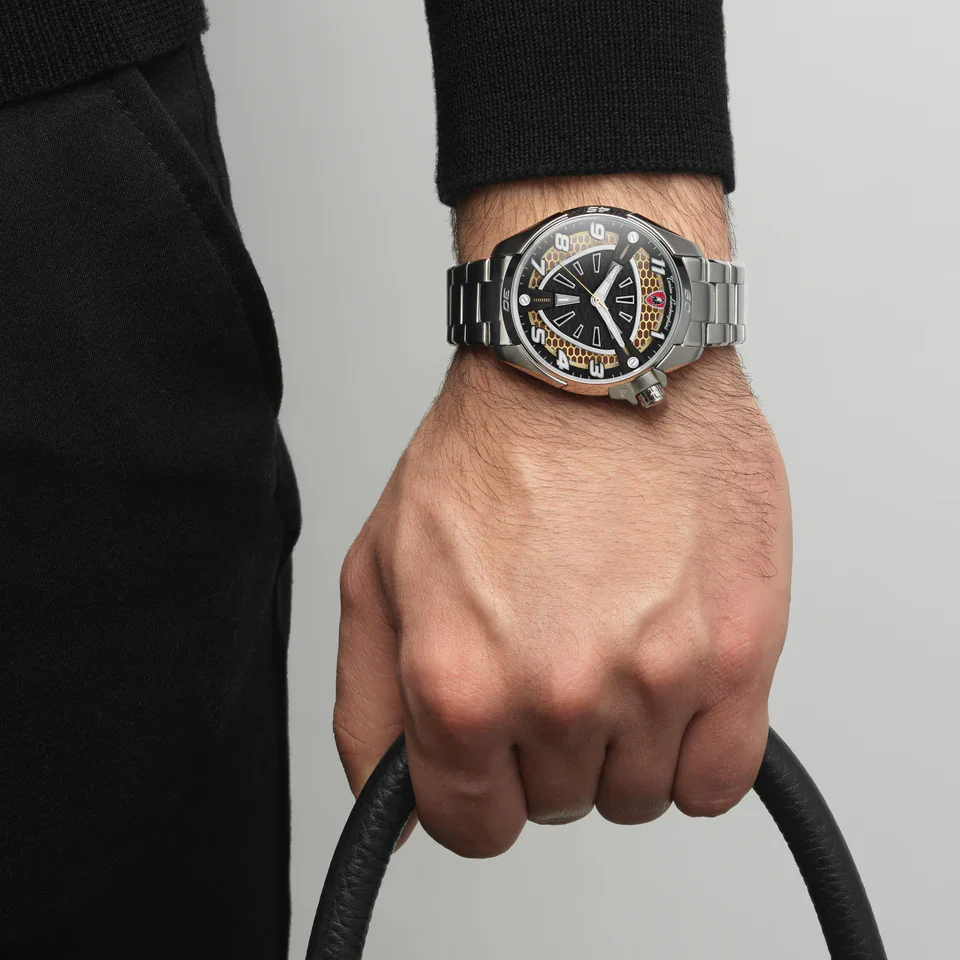 Tonino Lamborghini Shock ABS Men's Silver Watch - Image 6