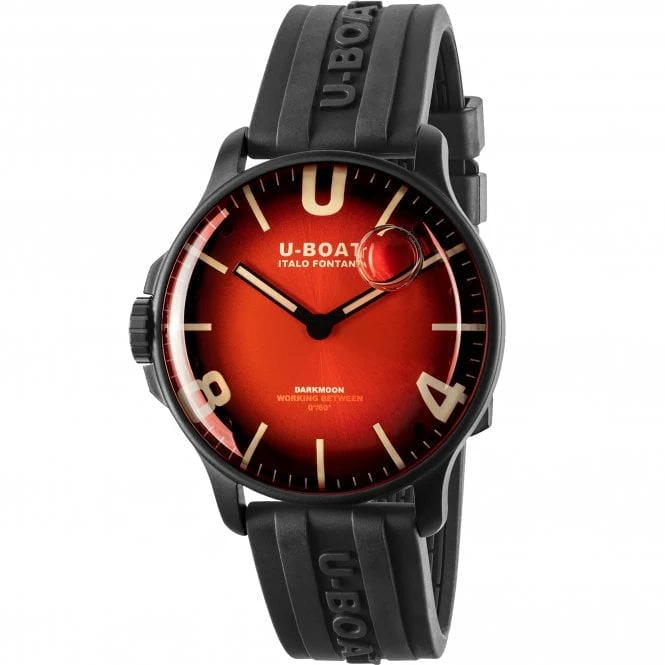 U-Boat Men's Cardinal Red Darkmoon Watch