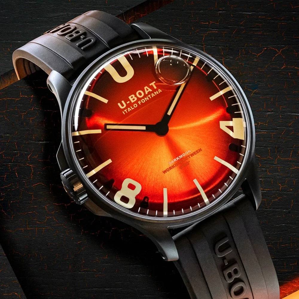 U-Boat Men's Cardinal Red Darkmoon Watch - Image 2