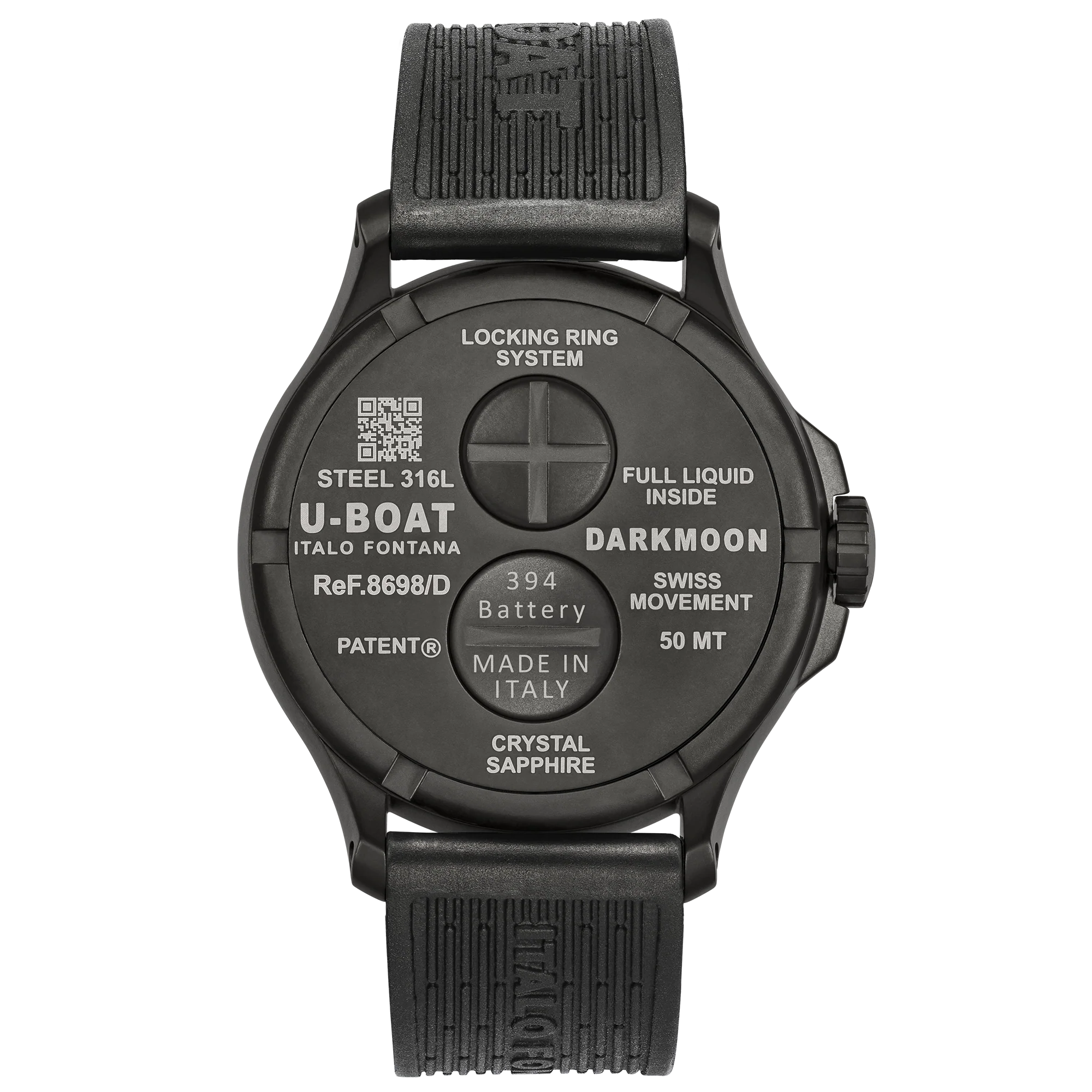 U-Boat Men's Darkmoon Green Watch - Image 2
