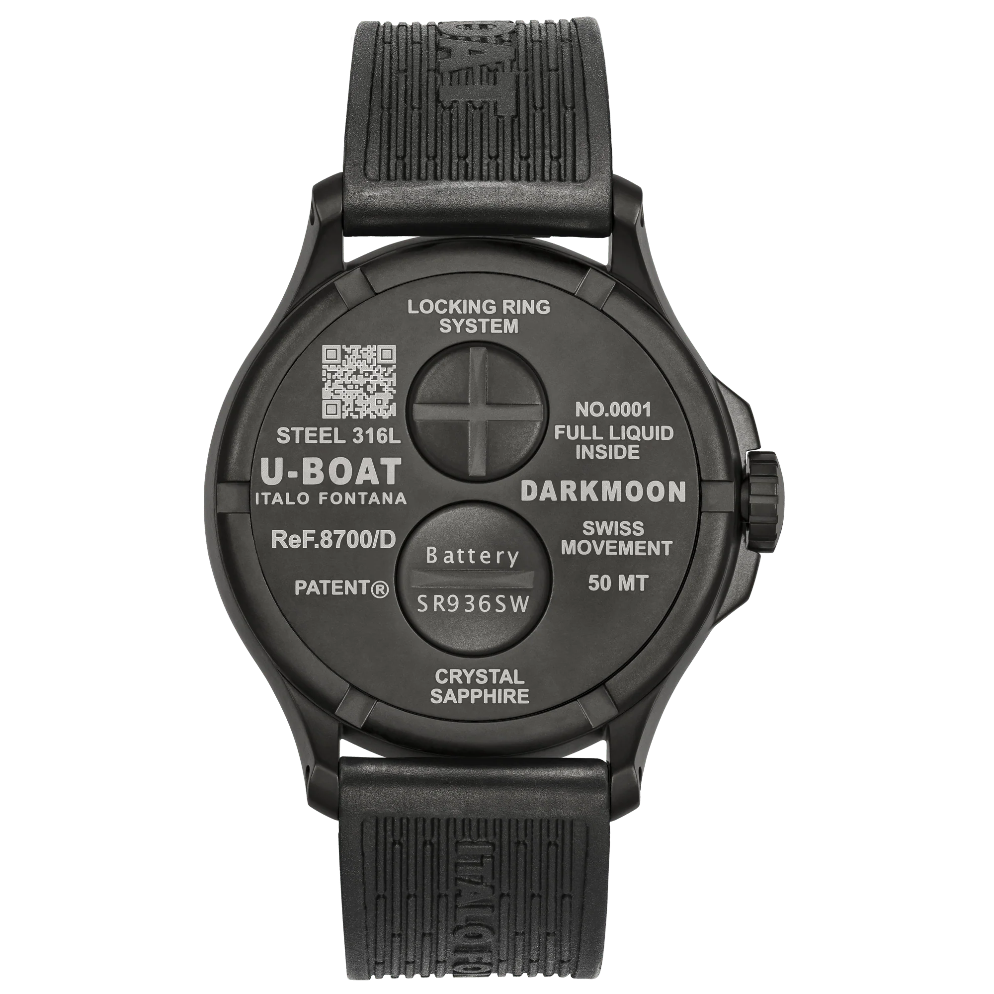 U-Boat Men's Darkmoon Blue Watch - Image 2