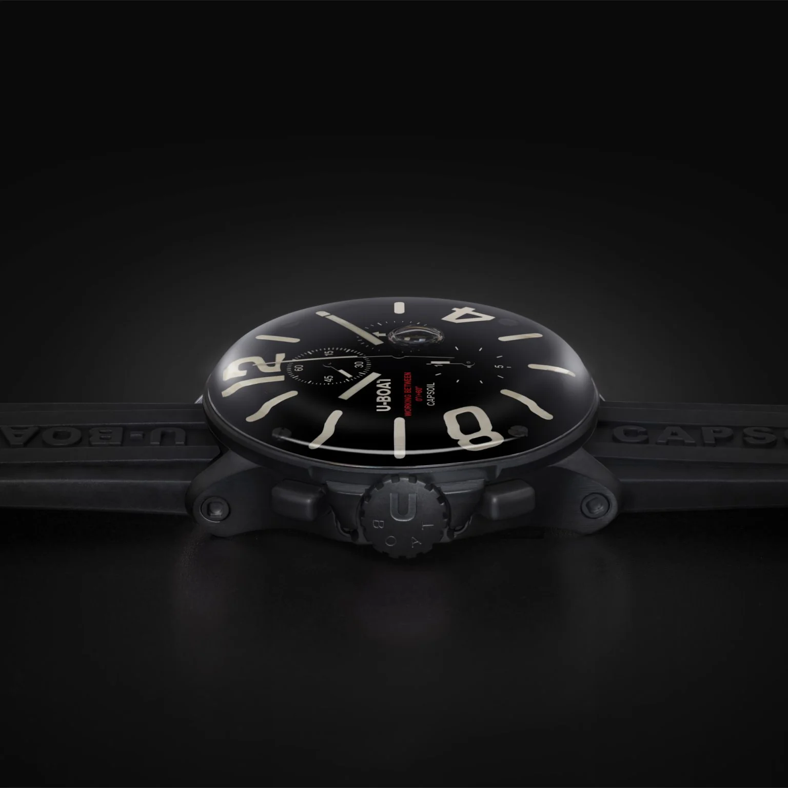 U-Boat Capsoil Chronograph Oil Immersion Men’s Black Watch - Image 2