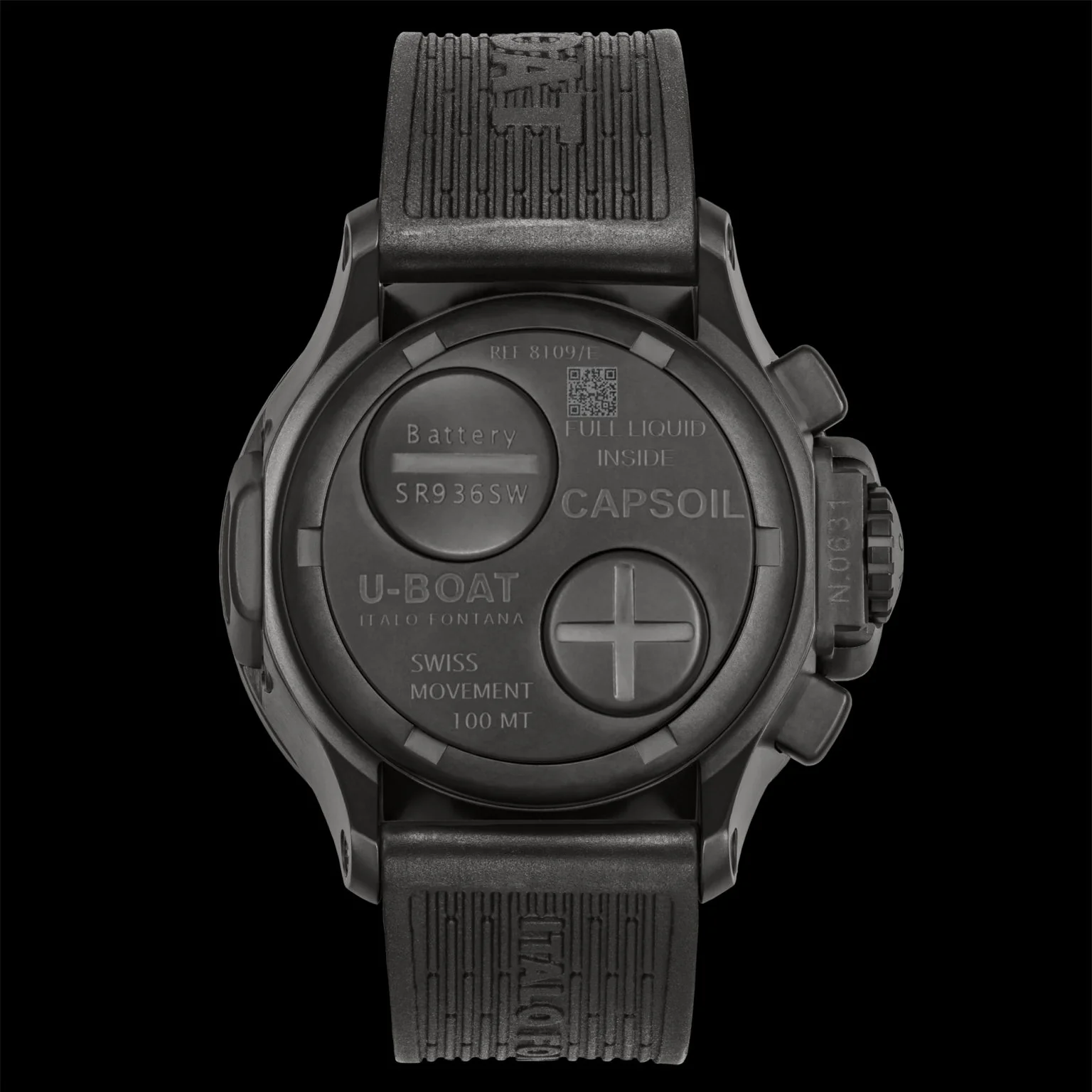 U-Boat Capsoil Chronograph Oil Immersion Men’s Black Watch - Image 4