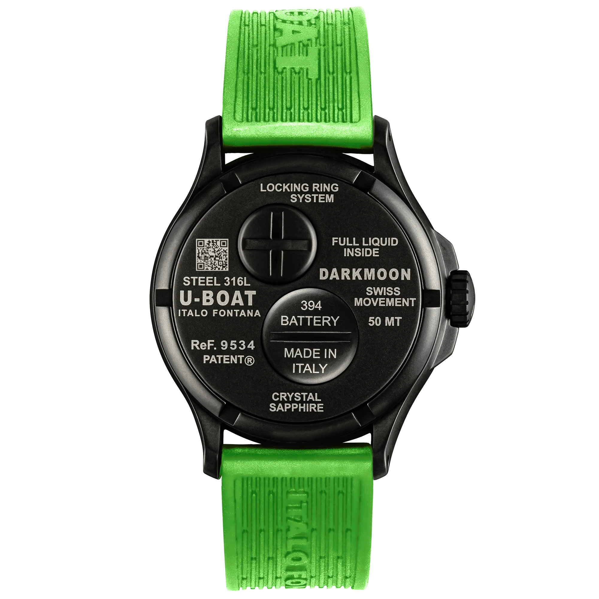 U-Boat Capsoil Darkmoon Men's Green Watch - Image 2