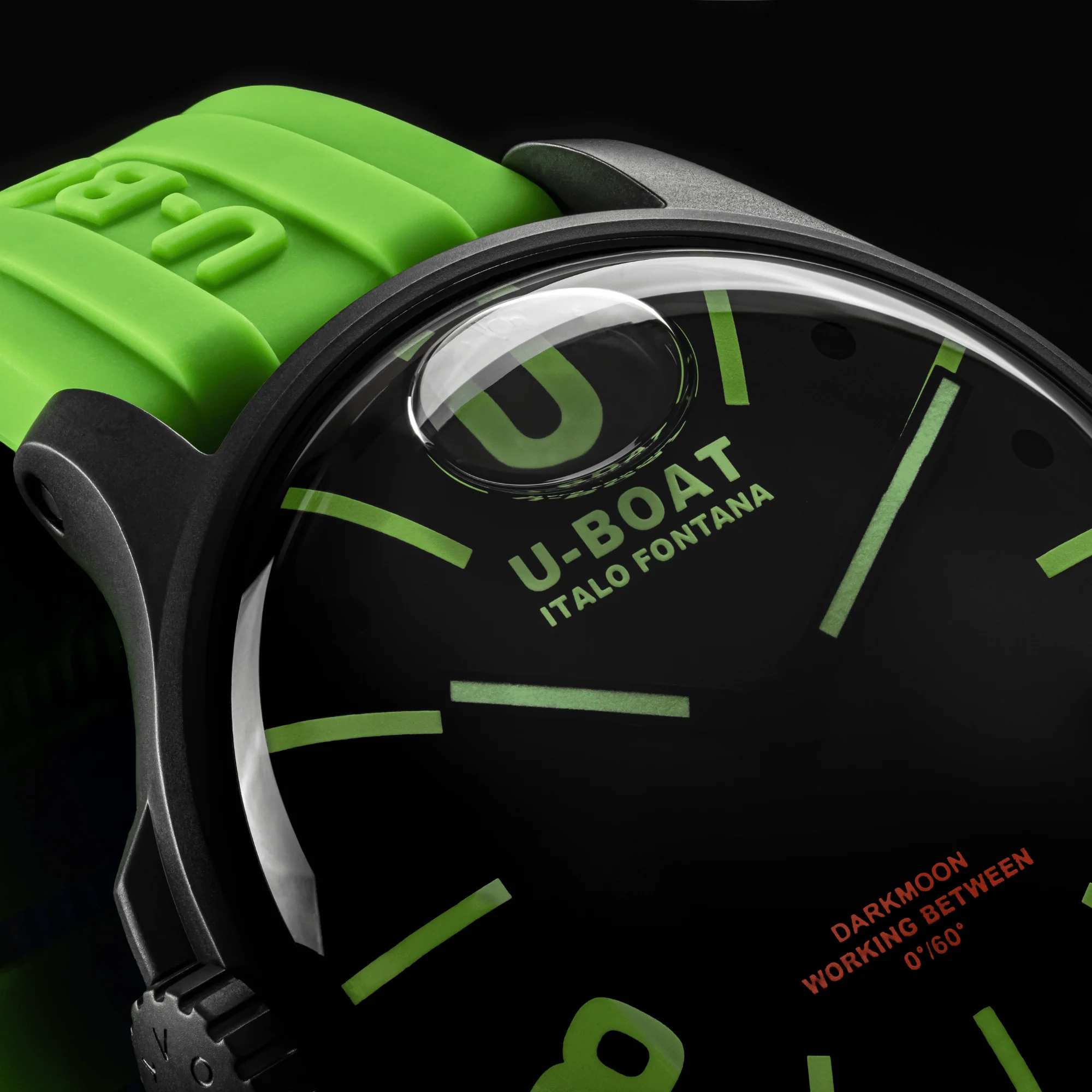 U-Boat Capsoil Darkmoon Men's Green Watch - Image 3