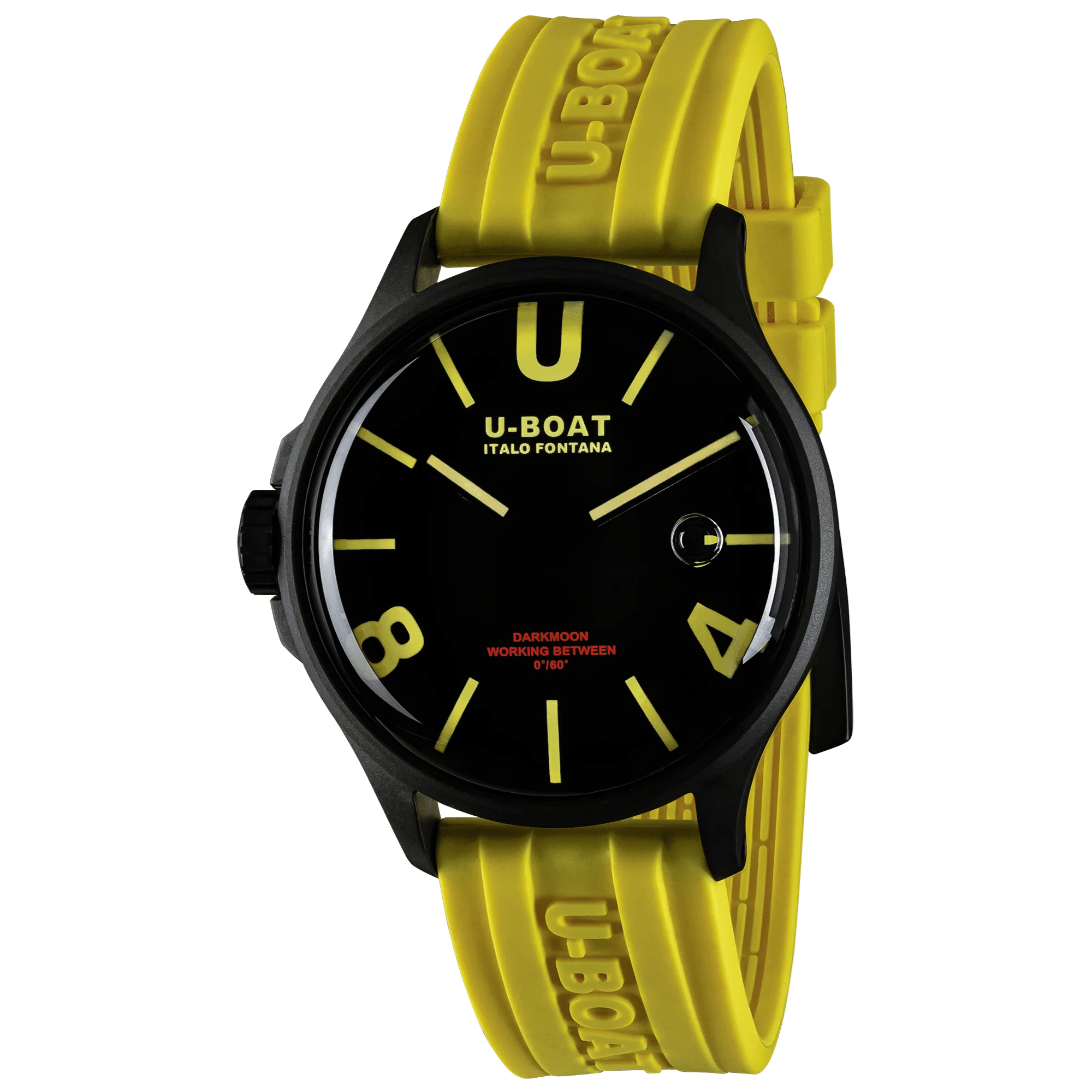 U-Boat Capsoil Darkmoon Men's Yellow Watch