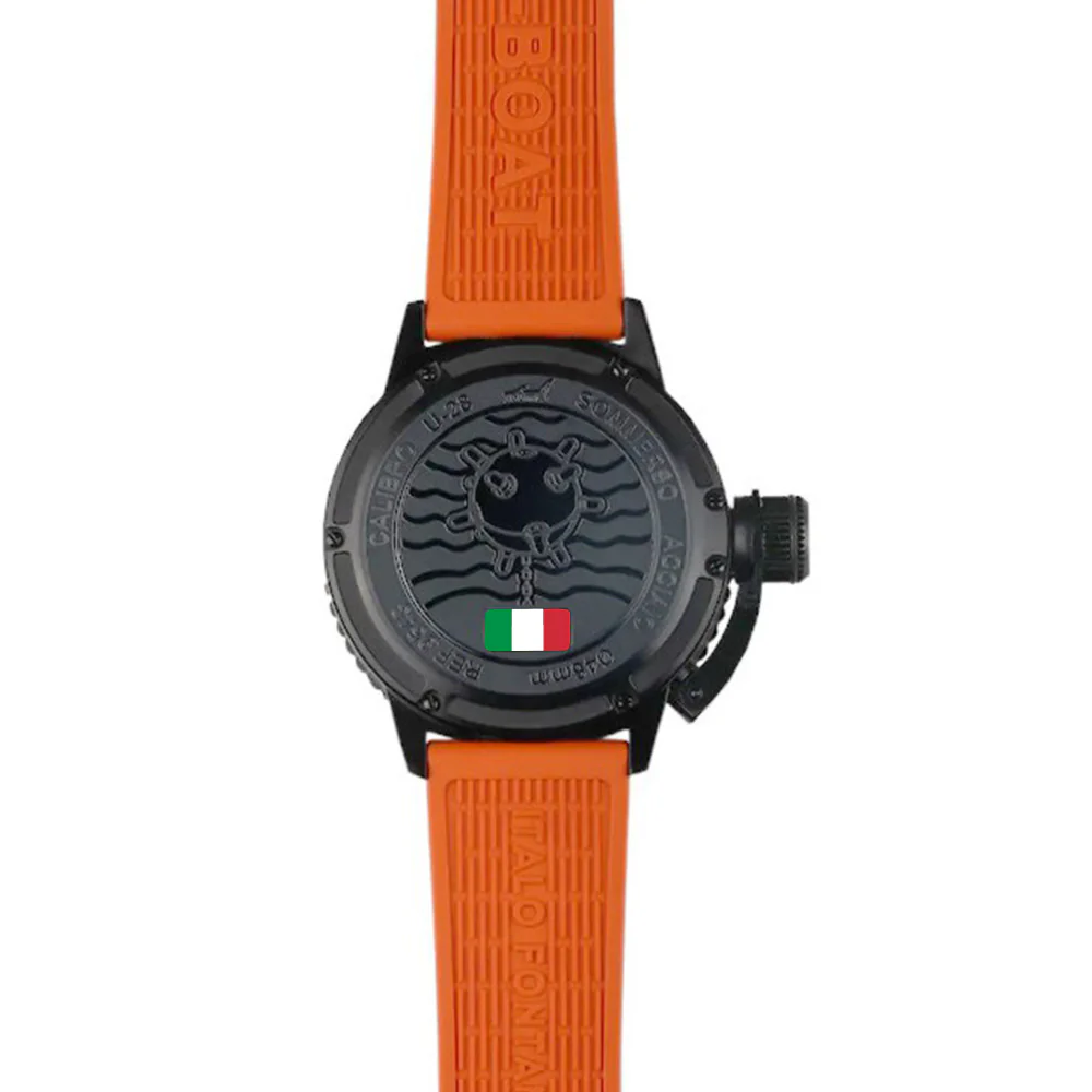U-Boat Sommerso Men's Orange Automatic Watch - Image 2