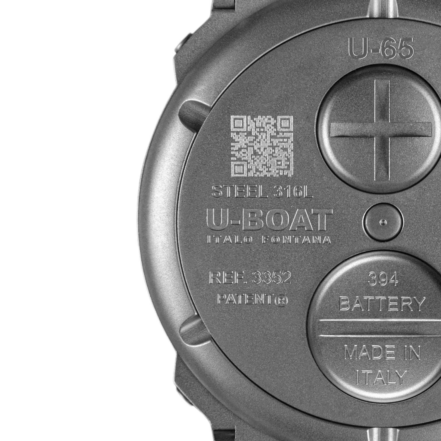 U-Boat U-65 Men's Black Turquoise Watch - Image 3